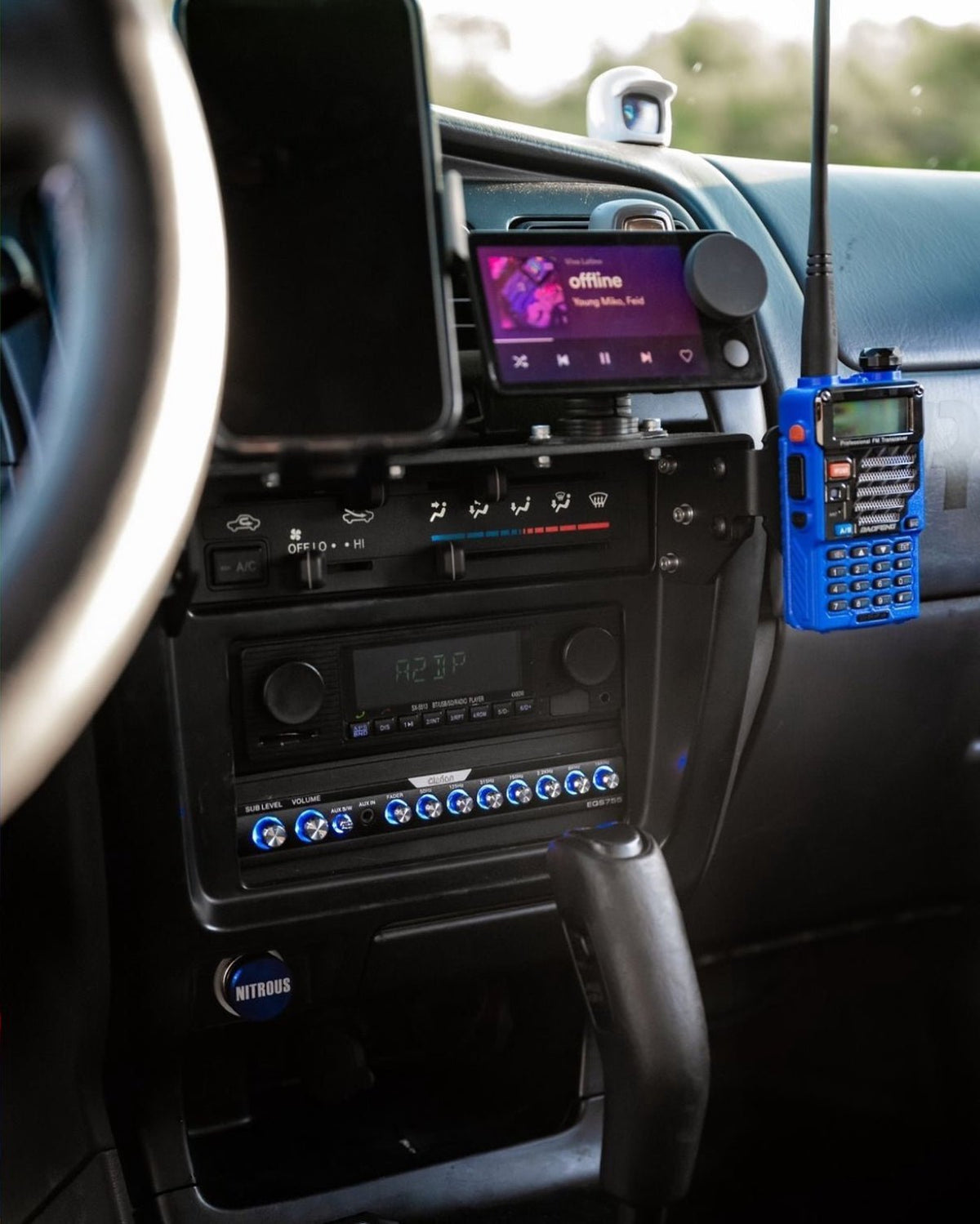 Modular Dash Accessory Mounts for 4Runners, Tacomas, Tundras and Sequoias - TEQ Offroad