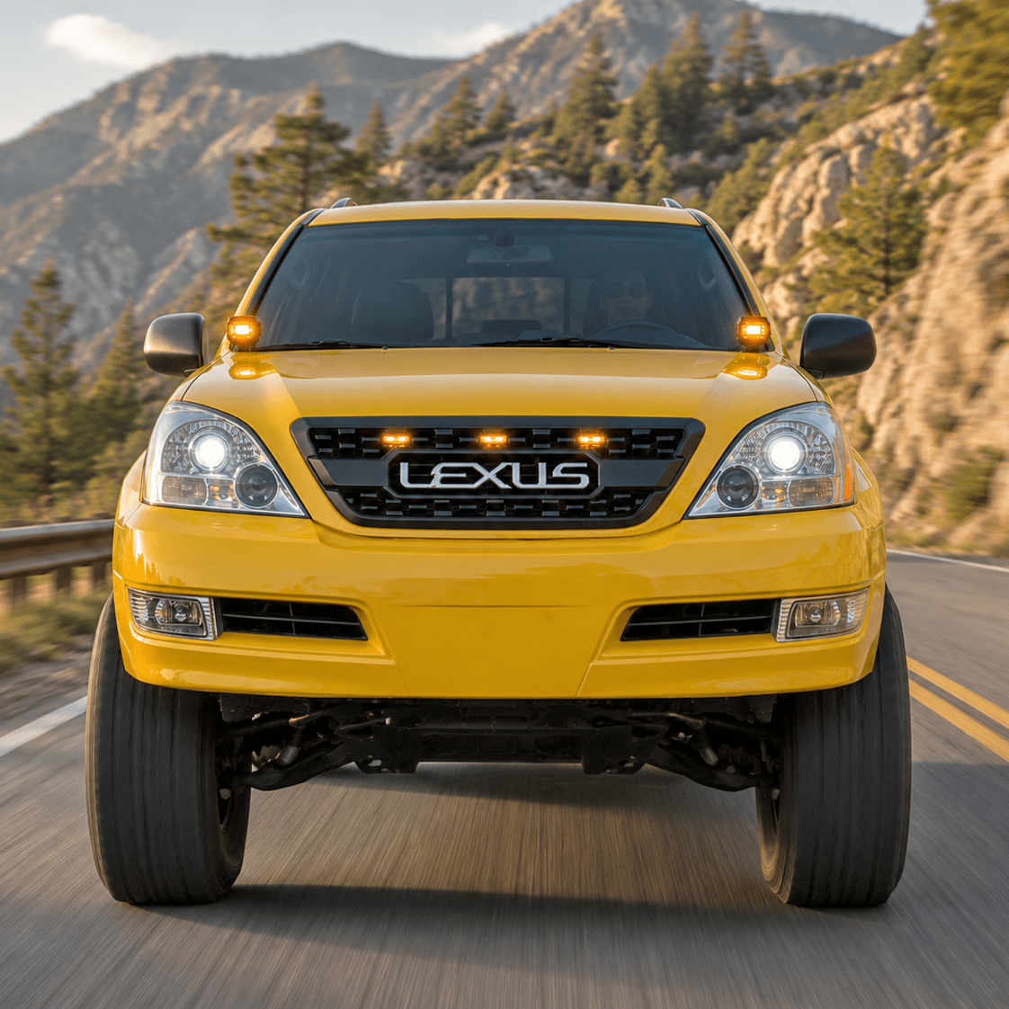 2003 - 2009 Lexus GX470 TRD Style Front Grille | GX 470 Grill | TEQ Offroad - TEQ Offroad