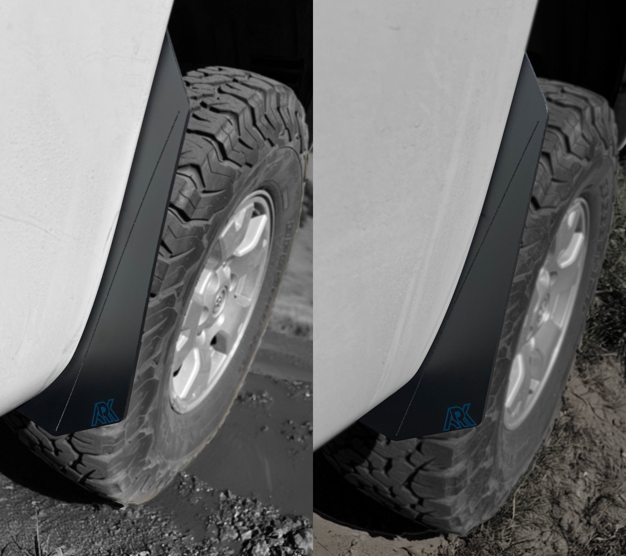 2005 - 2015 Toyota Tacoma TriXpoly Splash Guards & Micros - TEQ Offroad