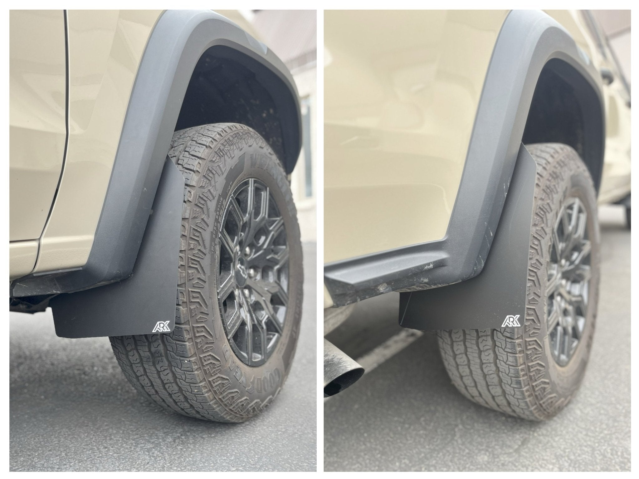 2023+ Chevy Colorado ZR2/Trailboss TriXPoly Mid Mudflaps - TEQ Offroad