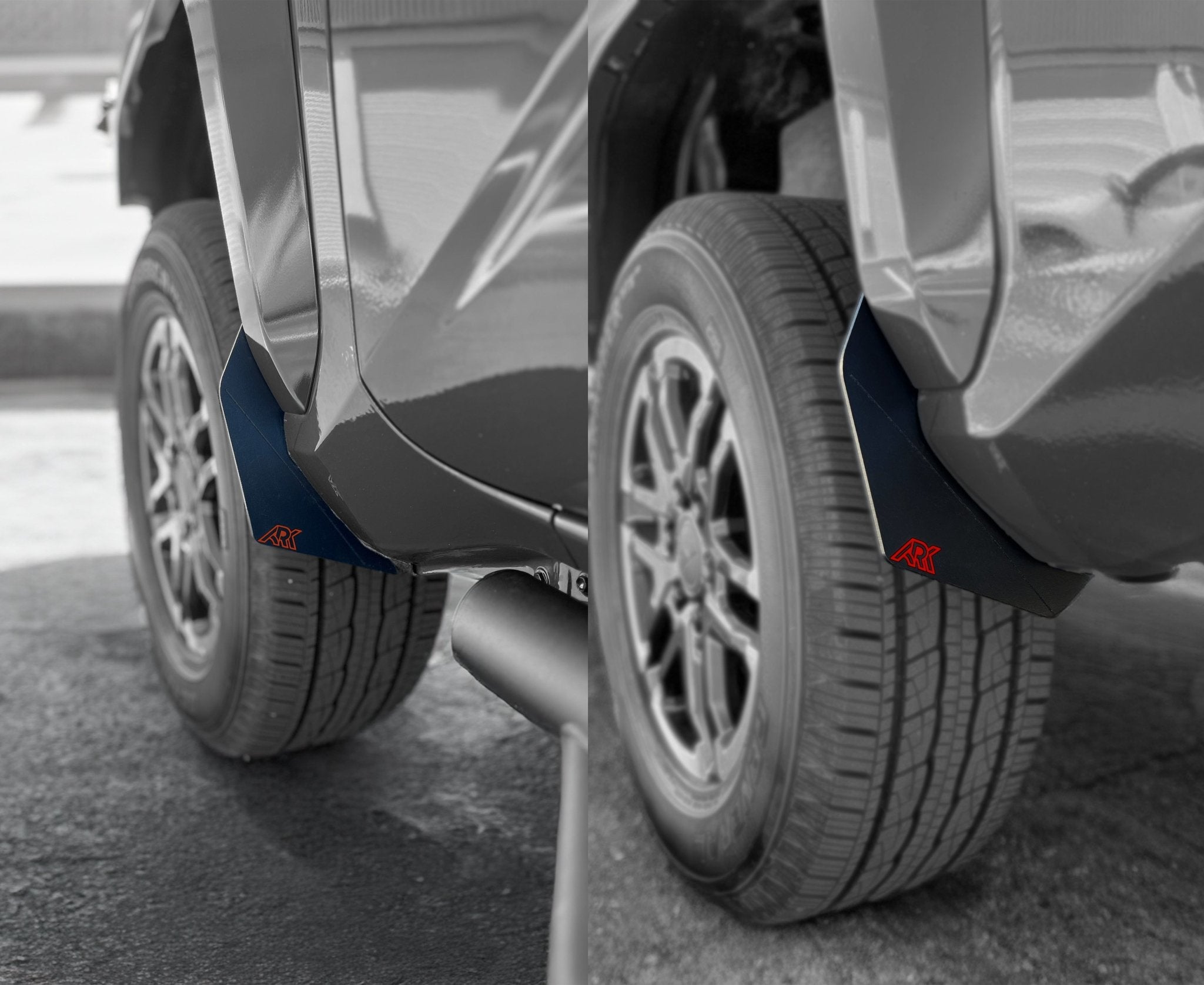 2024+ Toyota Tacoma TriXpoly Splash Guards & Mudflap Micros - TEQ Offroad