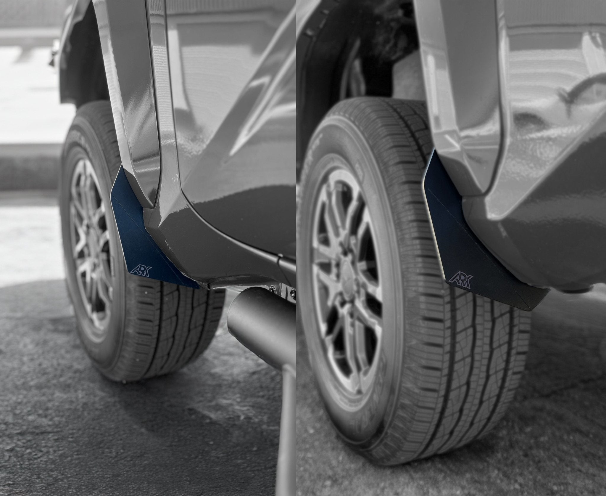 2024+ Toyota Tacoma TriXpoly Splash Guards & Mudflap Micros - TEQ Offroad