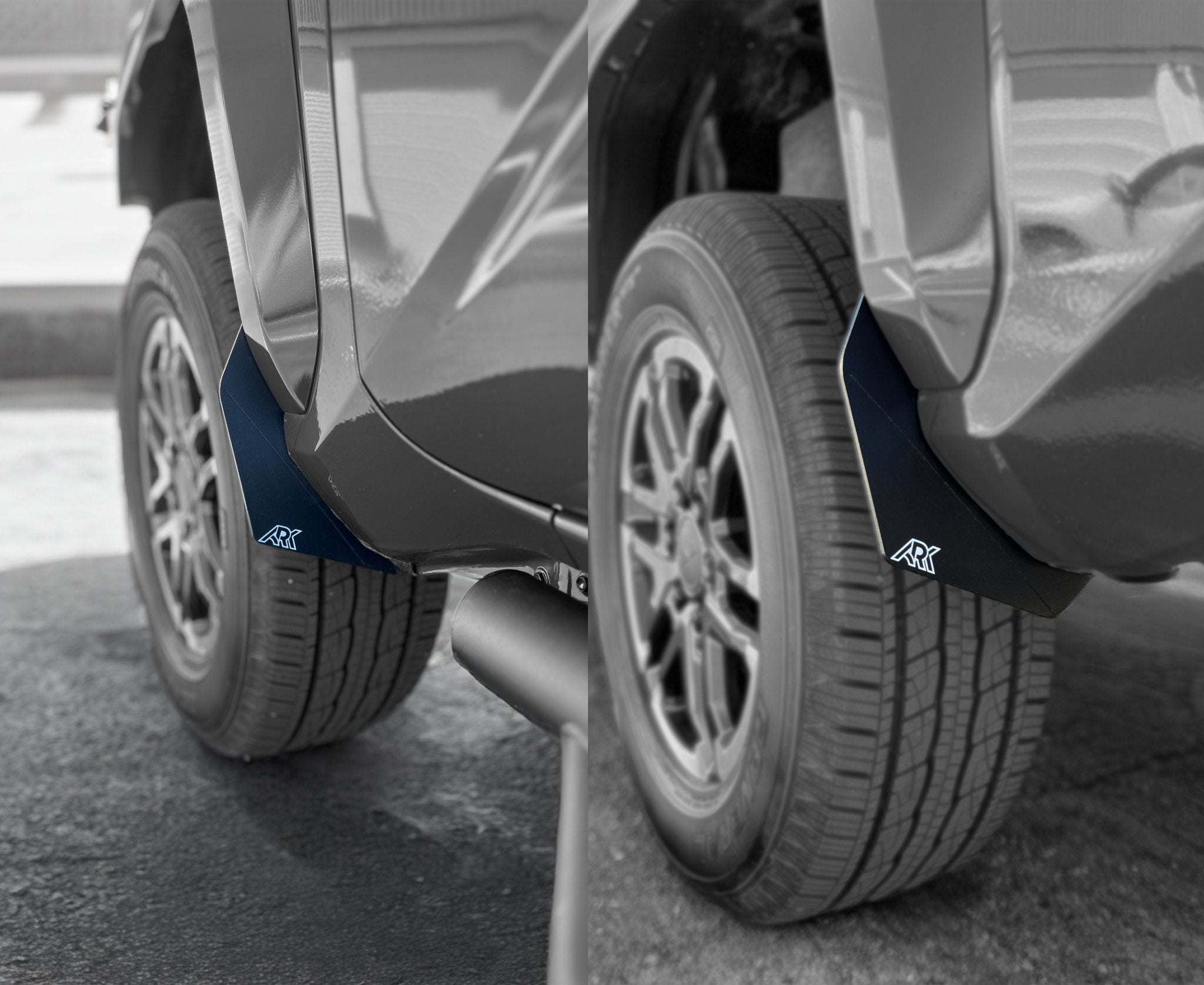 2024+ Toyota Tacoma TriXpoly Splash Guards & Mudflap Micros - TEQ Offroad