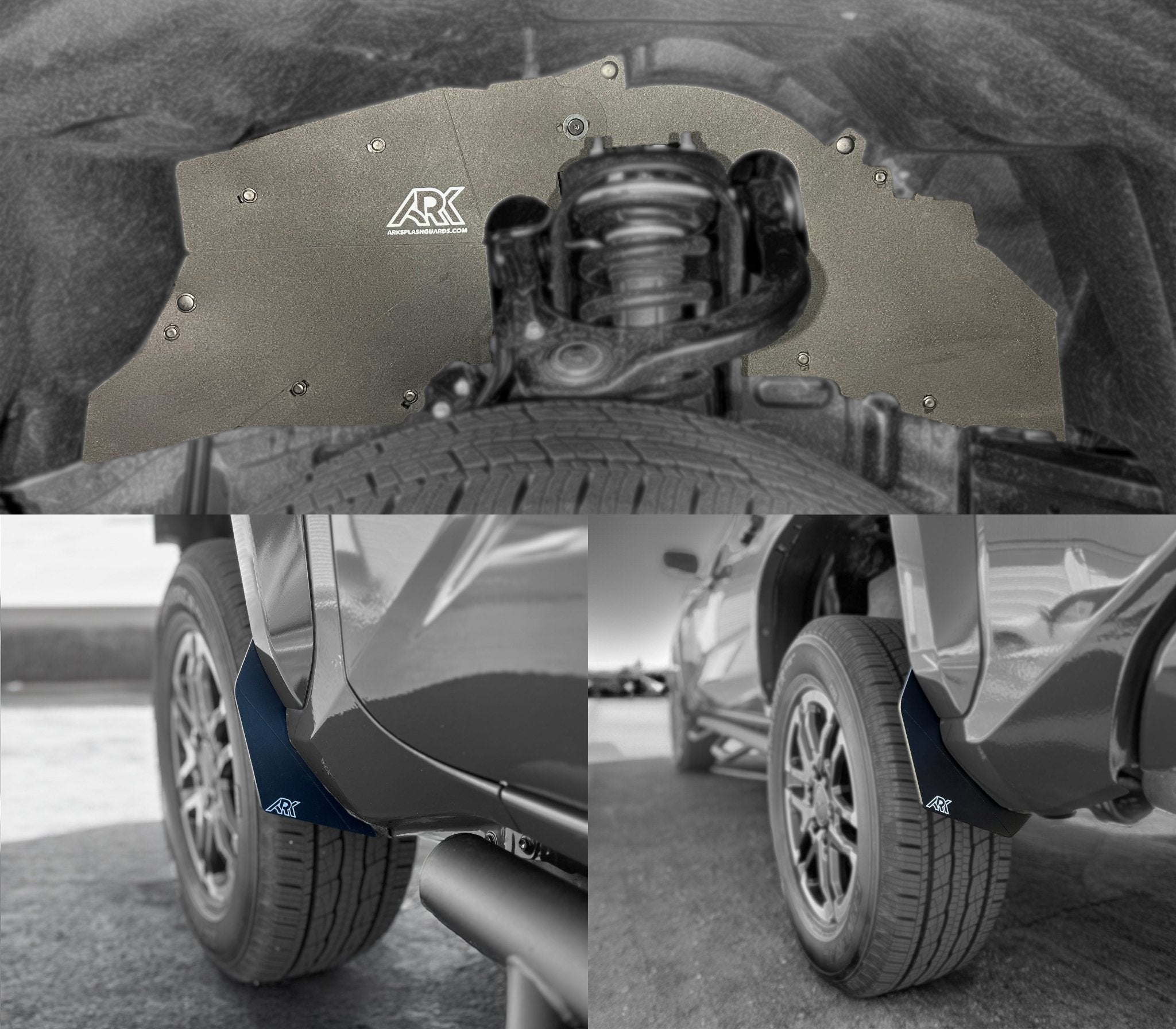 2024+ Toyota Tacoma TriXpoly Splash Guards & Mudflap Micros - TEQ Offroad