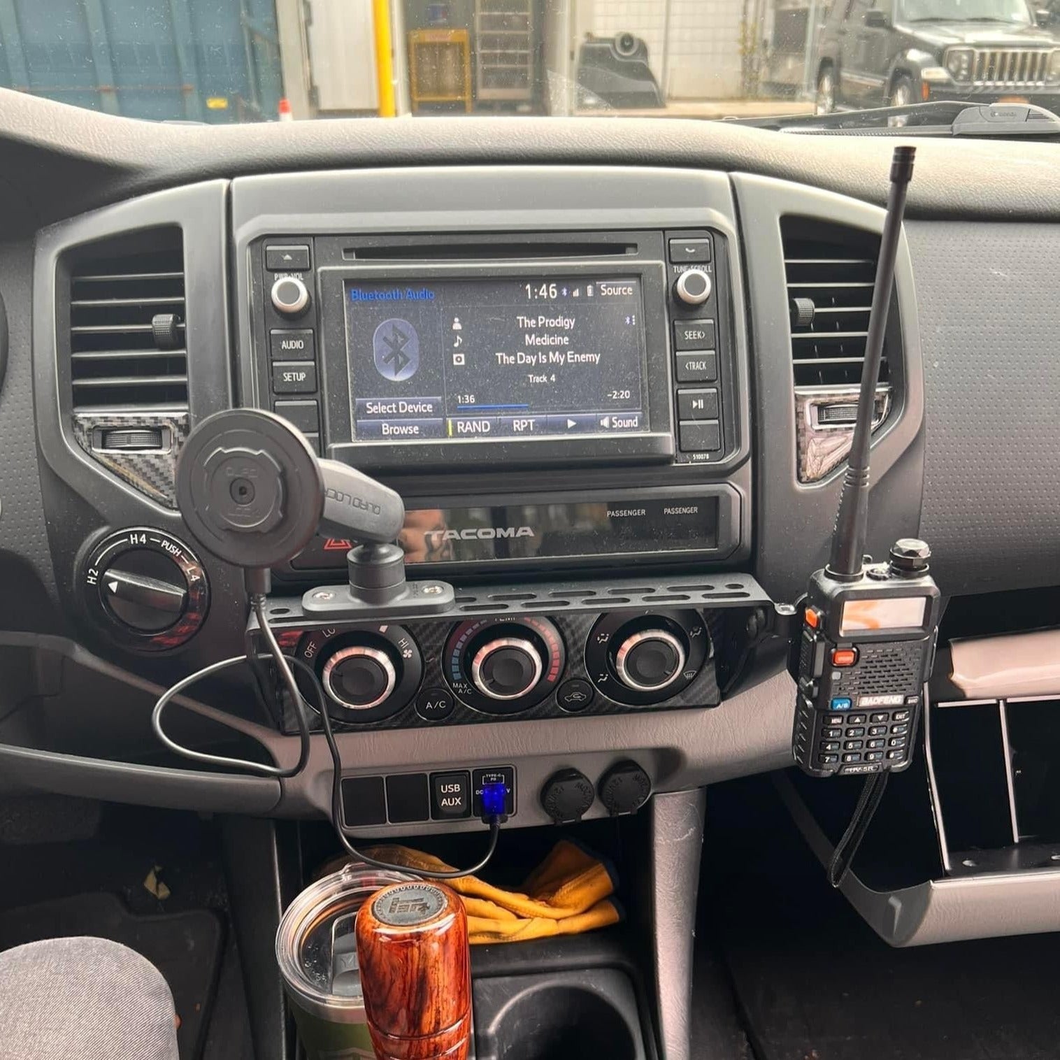 2nd Gen Tacoma (05 - 15) Center Console Dash Modular Accessory Mount (MAM) - TEQ Offroad