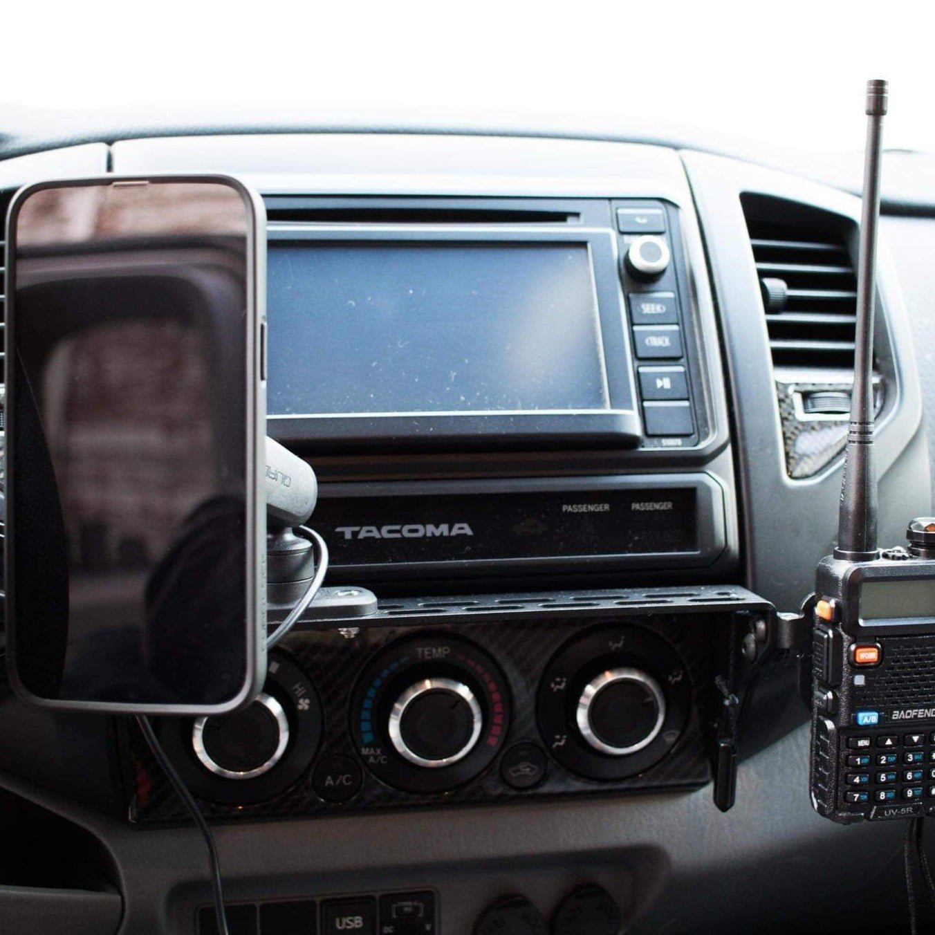 2nd Gen Tacoma (05 - 15) Center Console Dash Modular Accessory Mount (MAM) - TEQ Offroad