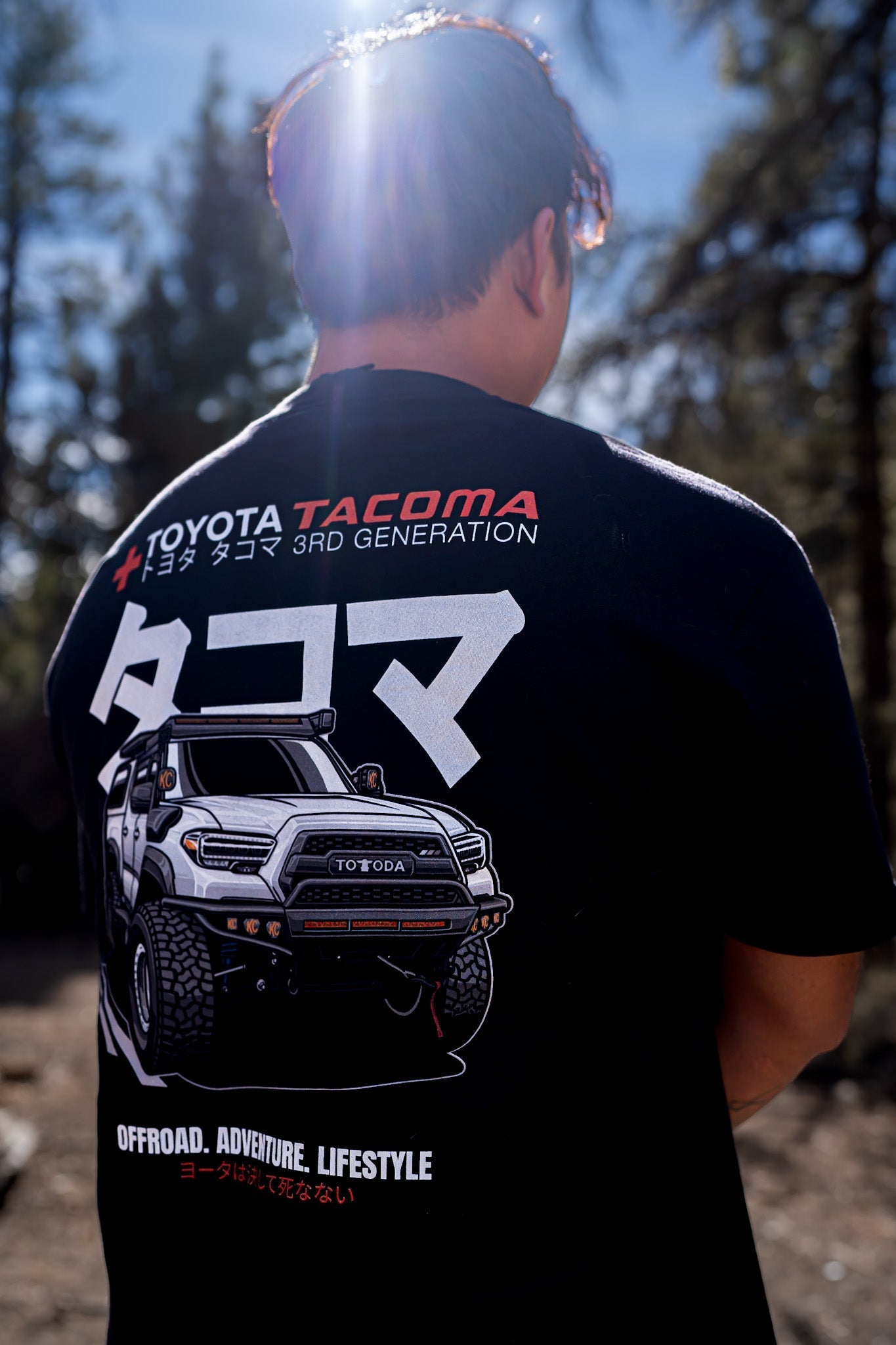 3rd Gen Tacoma Shirt Large Rear Print - TEQ Offroad