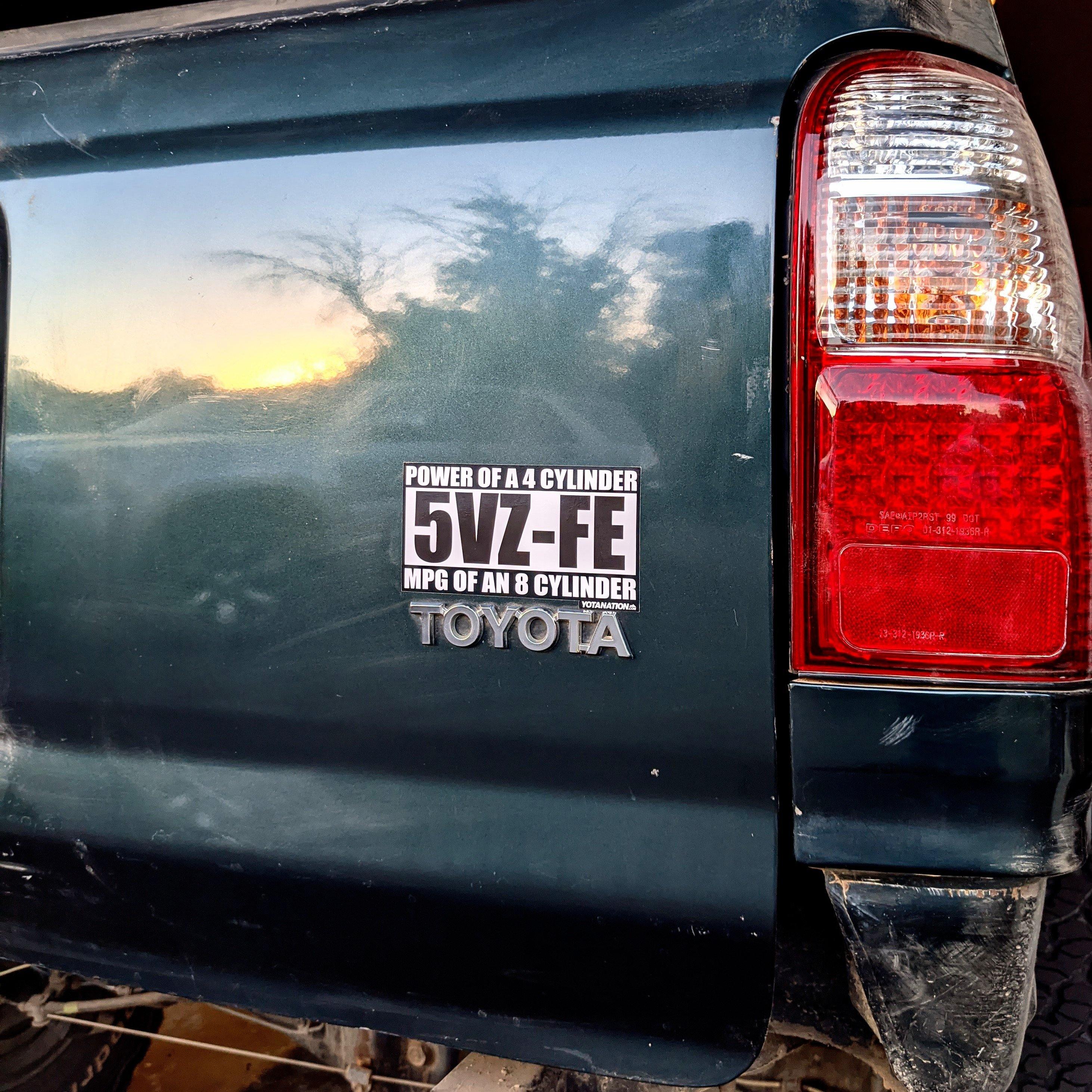 5VZ-FE Power Sticker