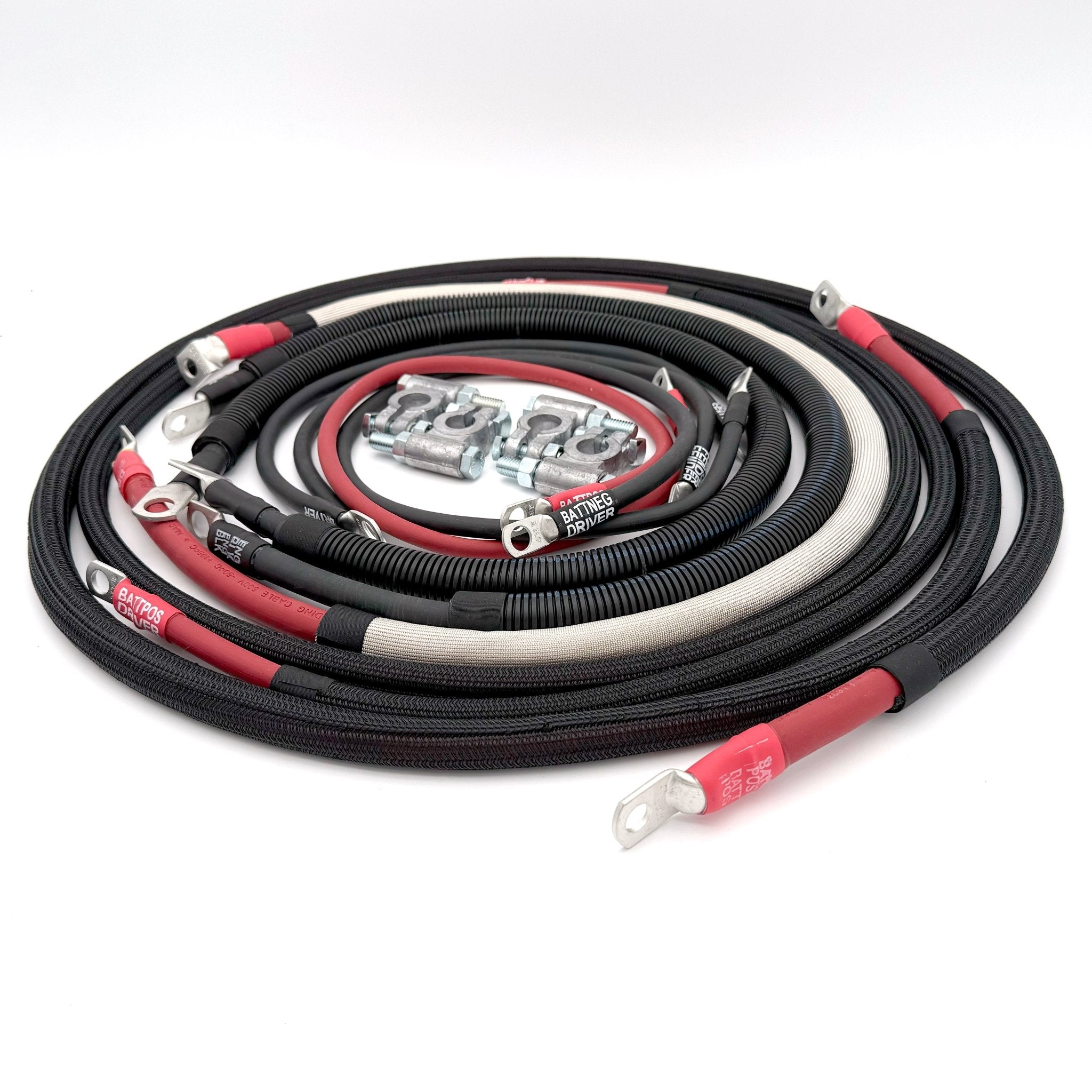Dodge Cummins Diesel - 3rd Gen Battery Cable Kit (2002 - 2009) - TEQ Offroad