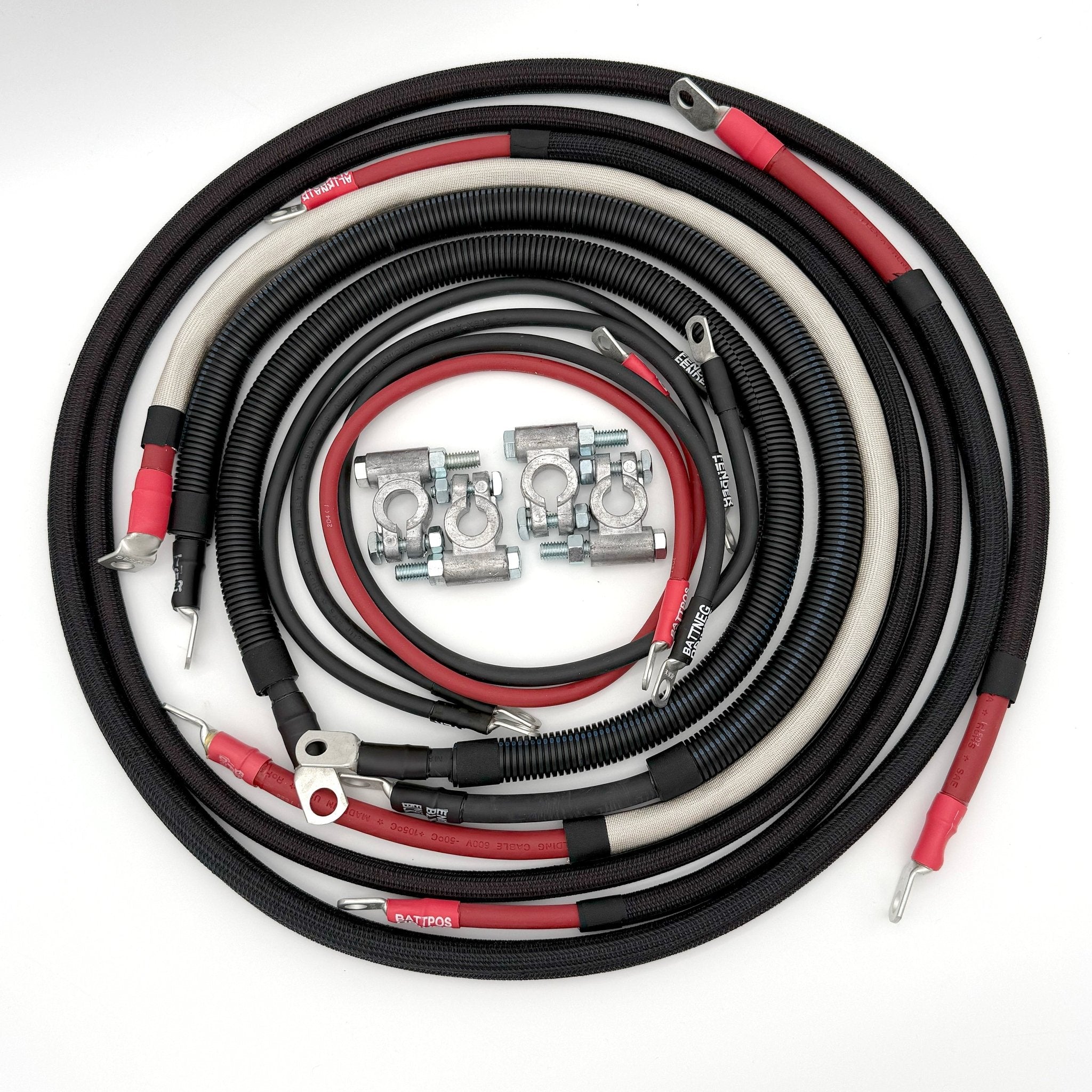 Dodge Cummins Diesel - 3rd Gen Battery Cable Kit (2002 - 2009) - TEQ Offroad