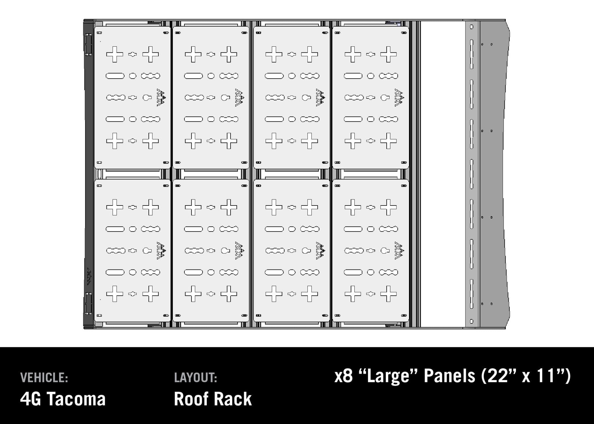 DRIFTR Roof Rack Deck Accessory Panels - TEQ Offroad