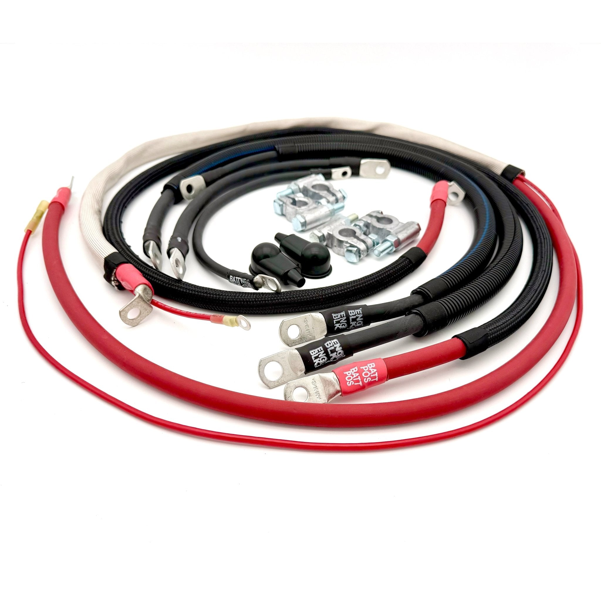 Ford Powerstroke 6.4 Diesel - F250/F350 Battery Cable Kit (2008 - 2010) - TEQ Offroad