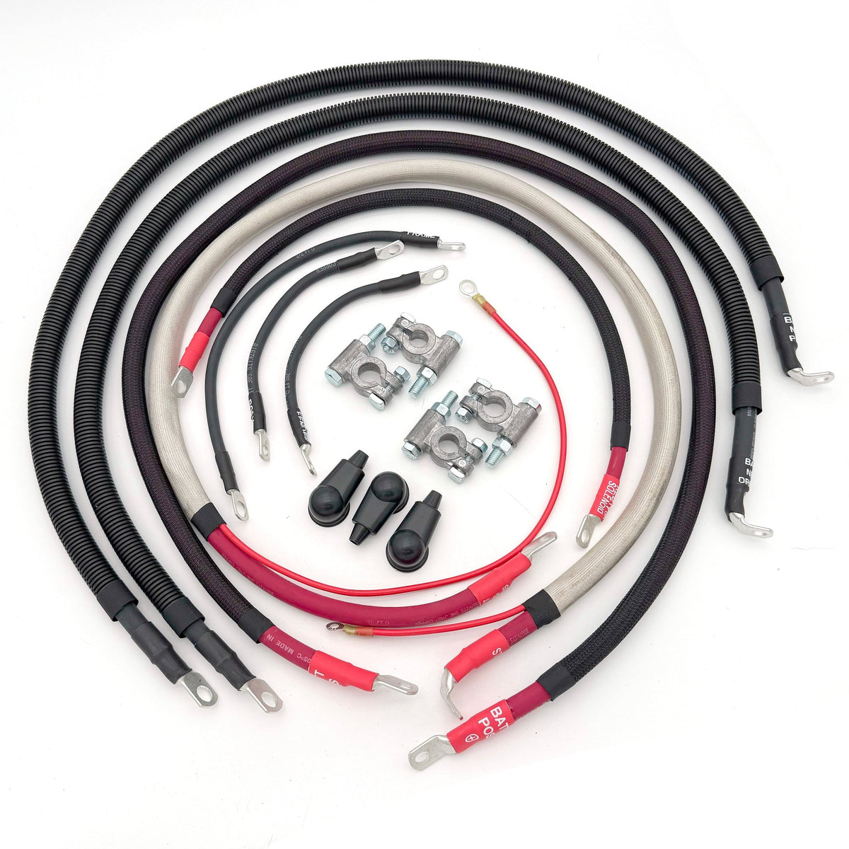 Ford Powerstroke 7.3 Diesel - F250/F350 Battery Cable Kit (1999-2003) - TEQ Offroad