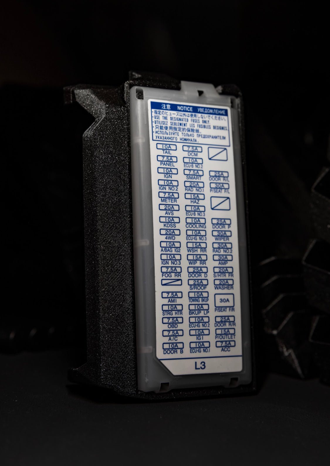 Fuse box cover - TEQ Offroad