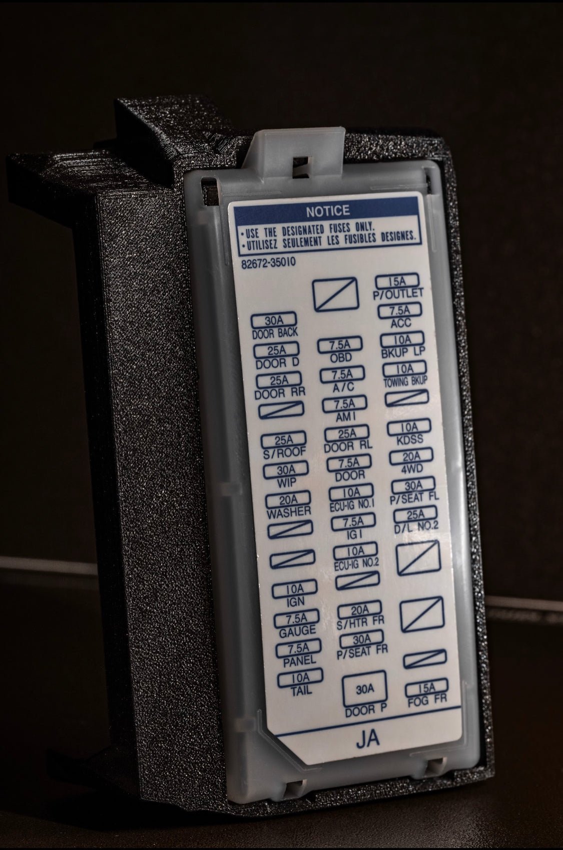 Fuse box cover - TEQ Offroad