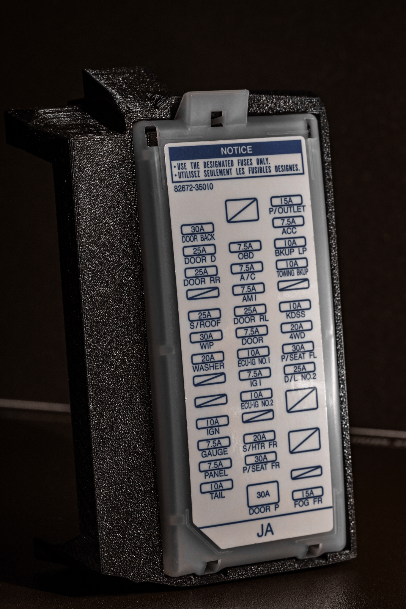 Fuse box cover - TEQ Offroad