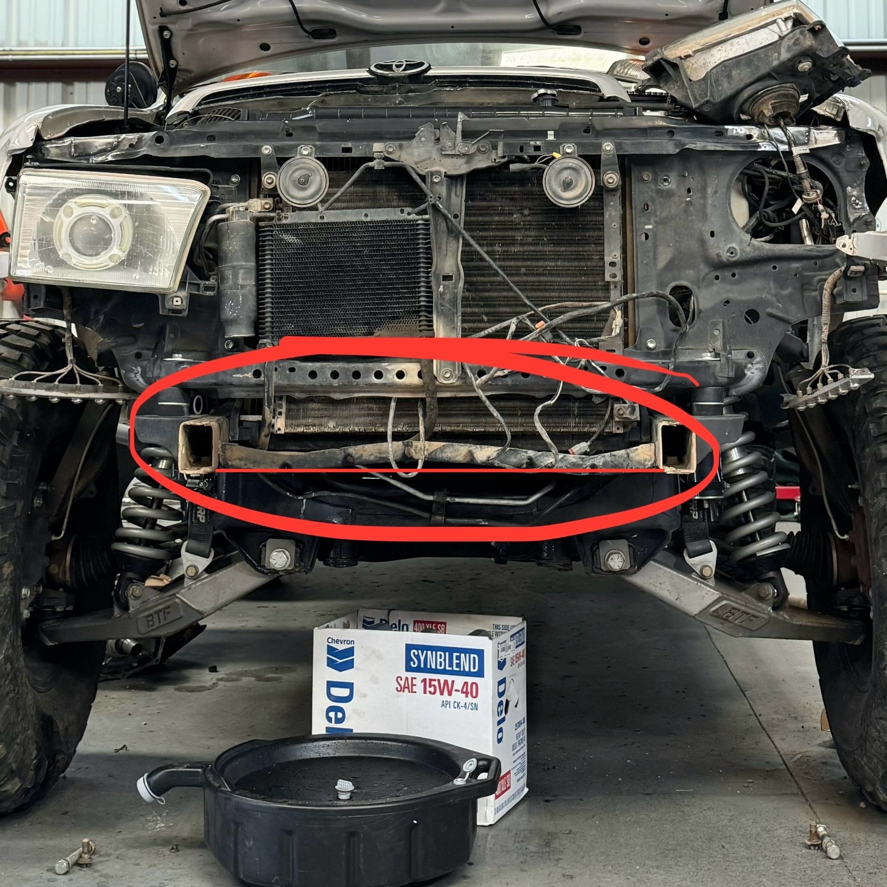 HD Skid Plate Crossmember (96 - 02 4Runner, 95 - 04 Tacoma) - TEQ Offroad