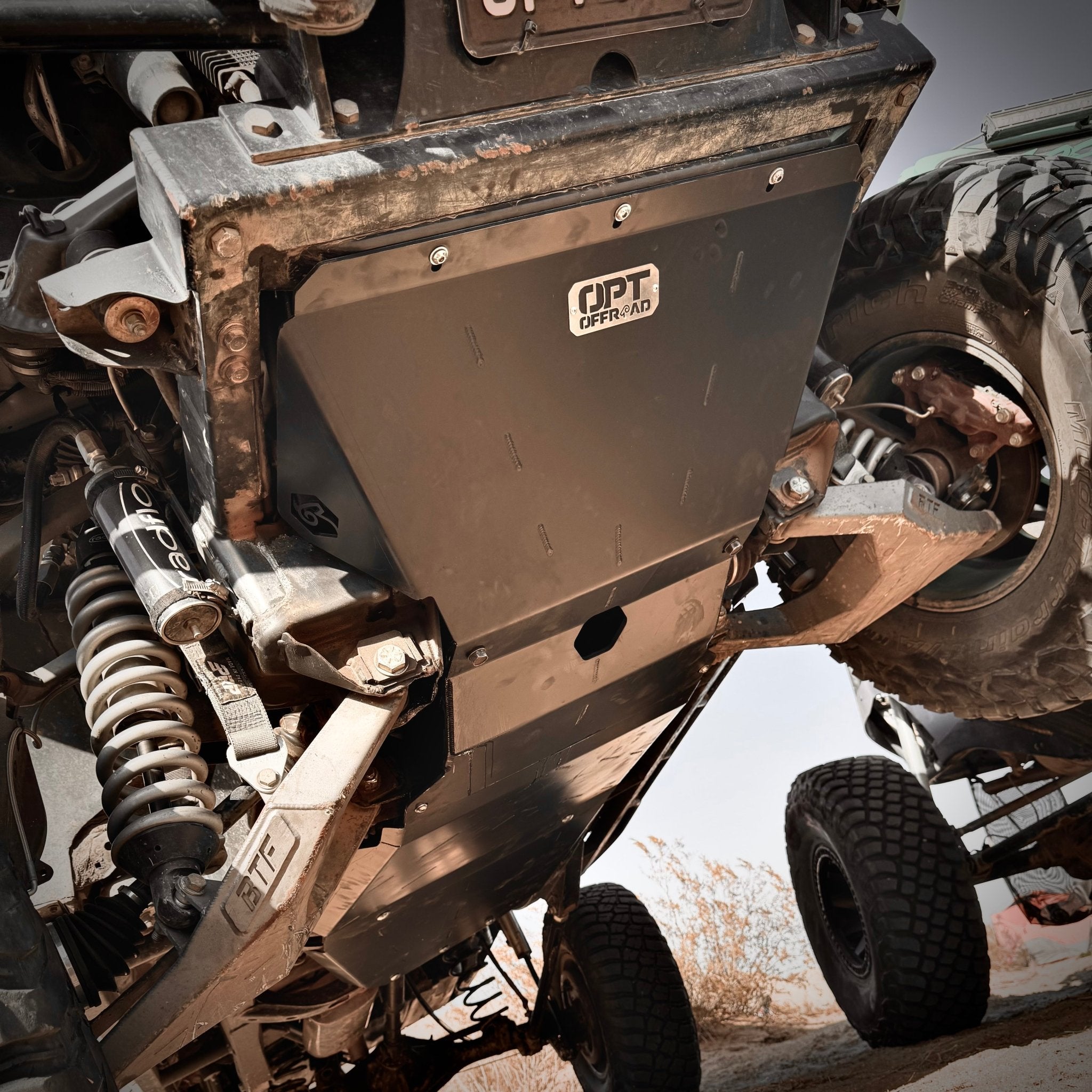 High Clearance HD Skid Plate & Radiator (96 - 02 4Runner, 95 - 04 Tacoma) - TEQ Offroad