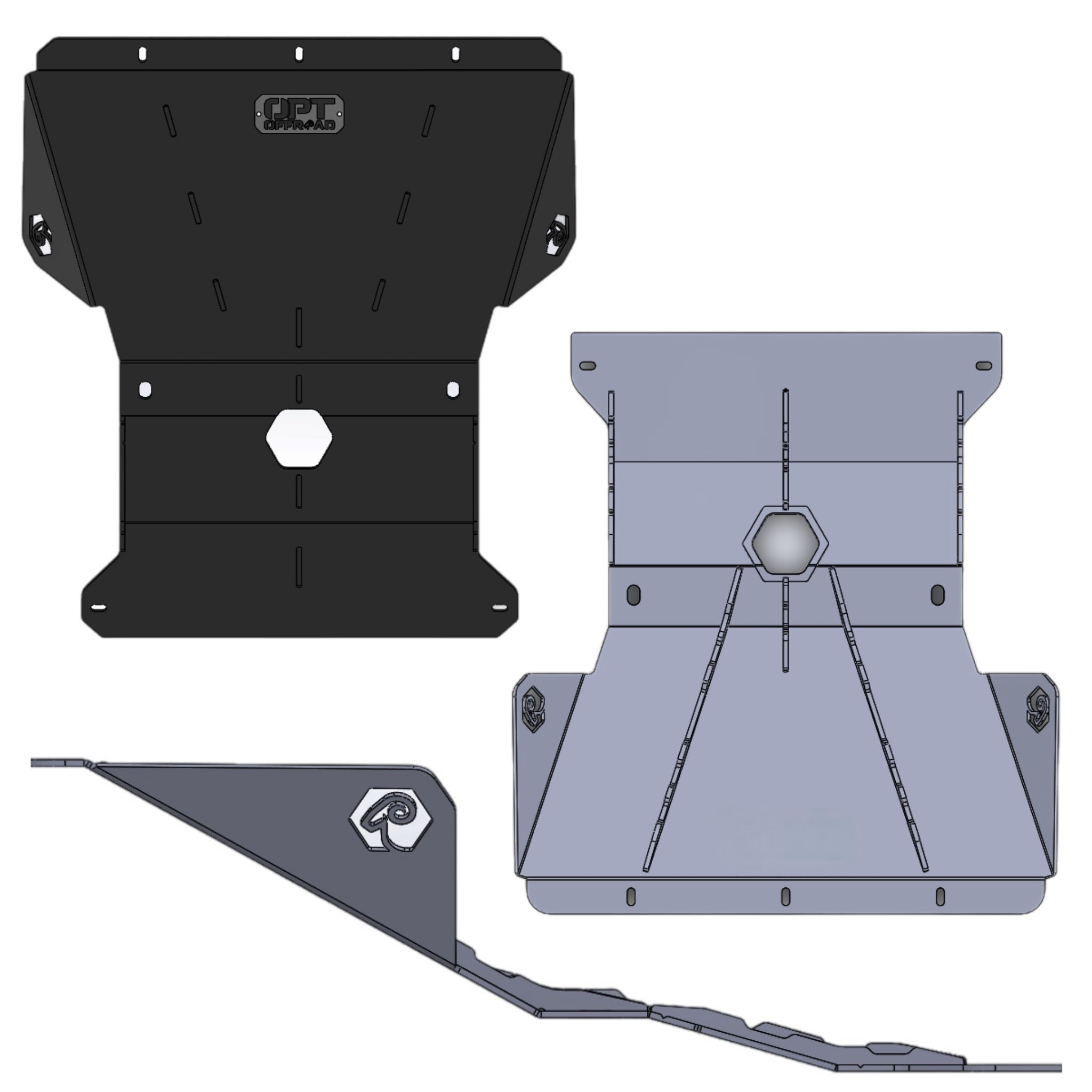 High Clearance HD Skid Plate & Radiator (96 - 02 4Runner, 95 - 04 Tacoma) - TEQ Offroad