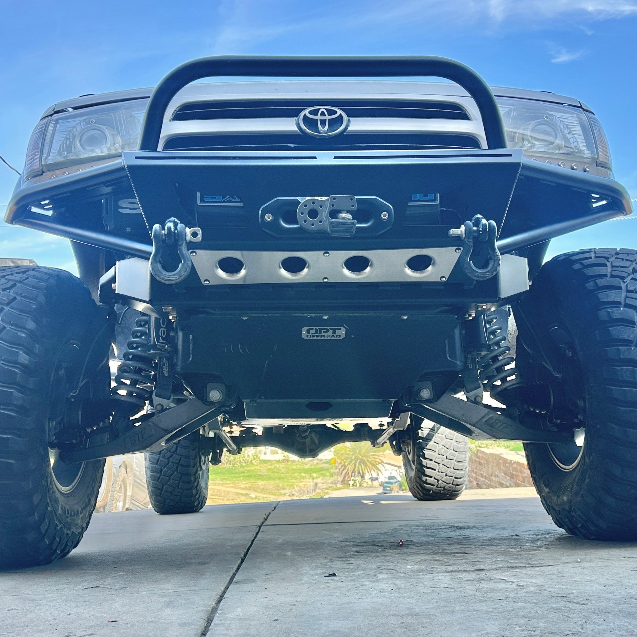 High Clearance HD Skid Plate & Radiator (96 - 02 4Runner, 95 - 04 Tacoma) - TEQ Offroad