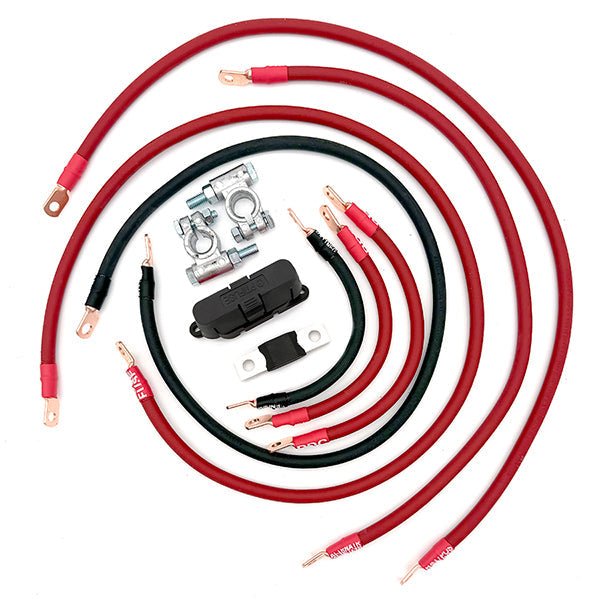 Jeep Commander XK Big 7 Battery Cable Kit (2005 - 2010) - TEQ Offroad