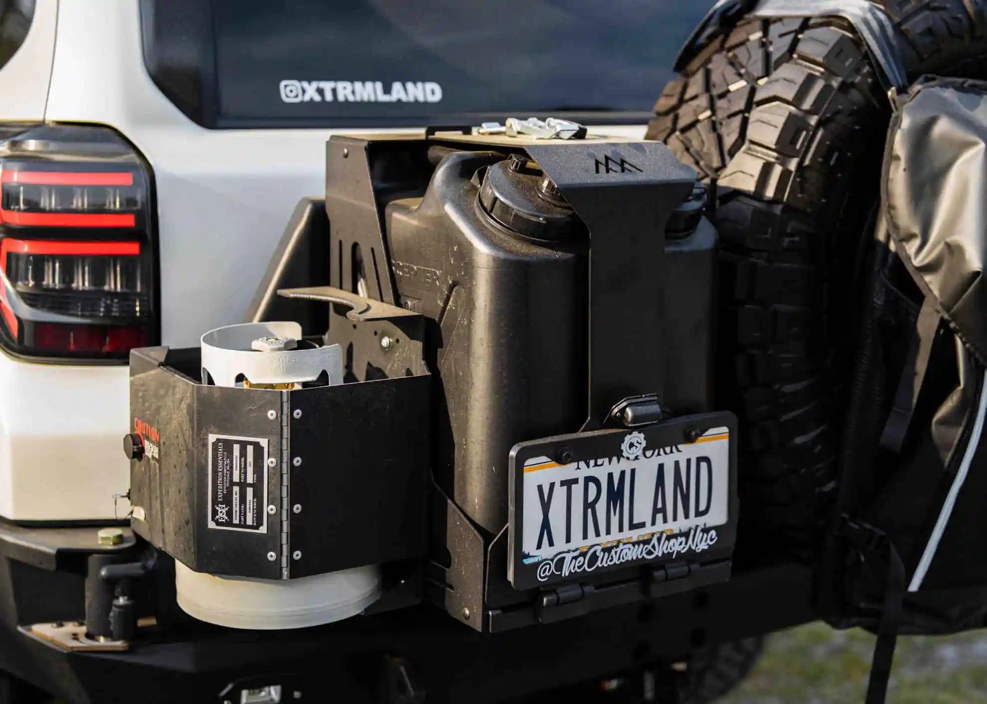 Jerry's Can Holder - Dual Universal Jerry Can Carrier - TEQ Offroad