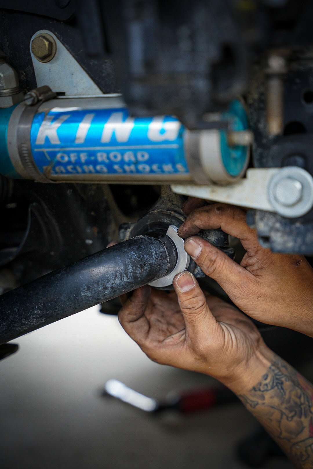 Kdss front sway bar billet clamps (pair) - TEQ Offroad