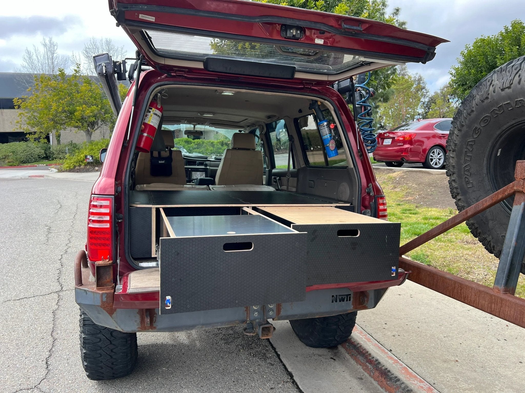 Land Cruiser 80 Series Dual Drawer Pre - Cut Kit! - 2 options - TEQ Offroad