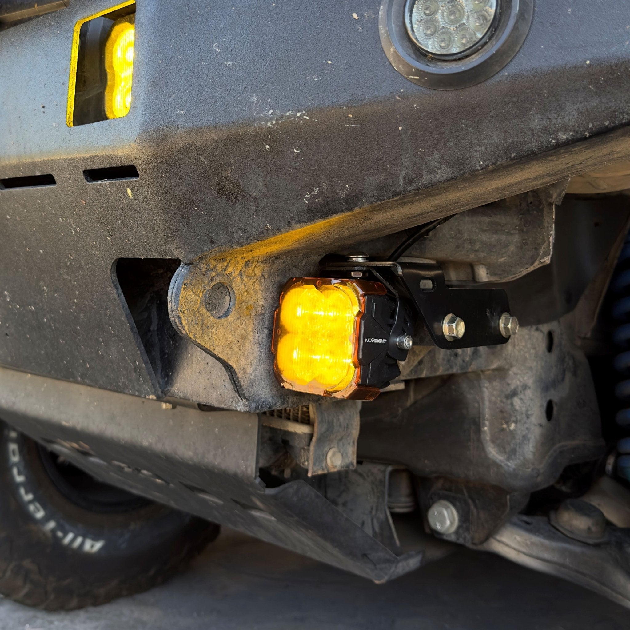 LED Pod Brackets for High Clearance Bumpers 1996 - 2002 4Runners - TEQ Offroad