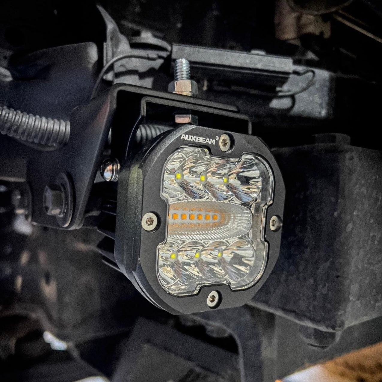 LED Pod Brackets for High Clearance Bumpers 1996 - 2002 4Runners - TEQ Offroad