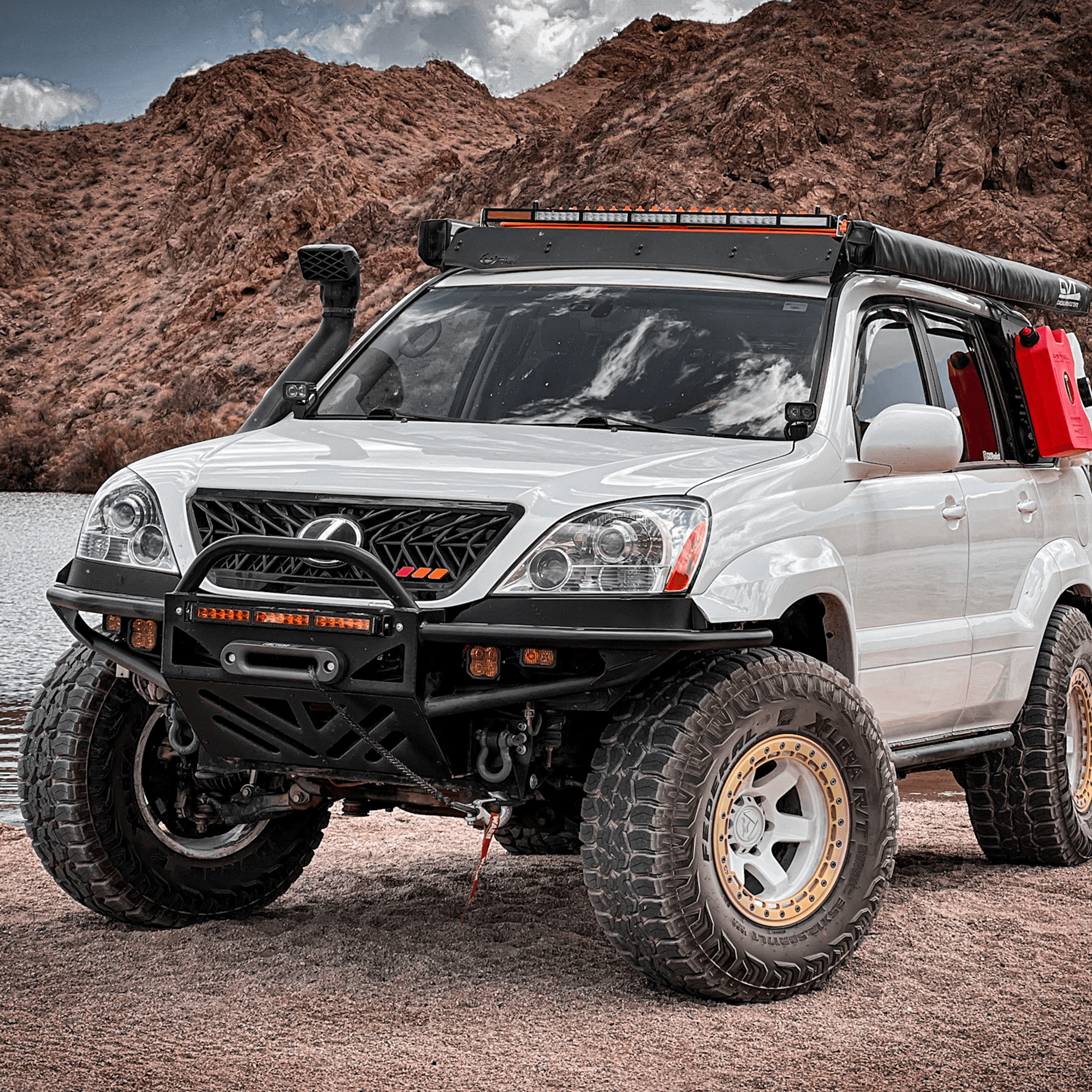 Lexus GX470 Hybrid Front Bumper - TEQ Offroad