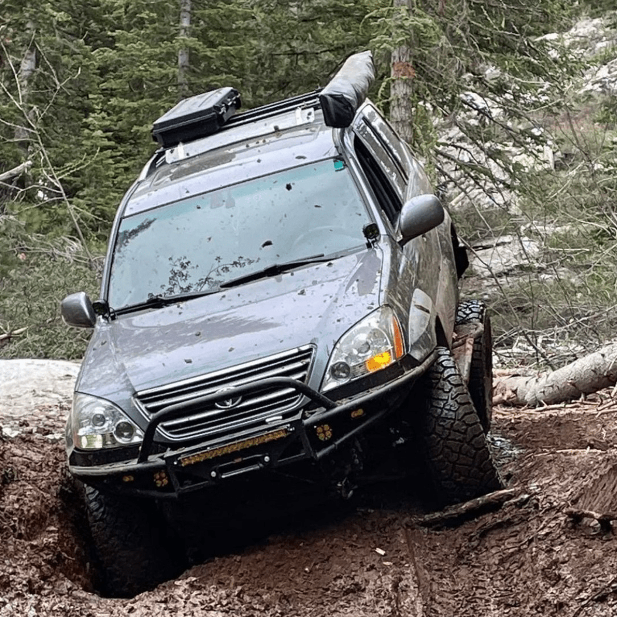 Lexus GX470 Hybrid Front Bumper - TEQ Offroad