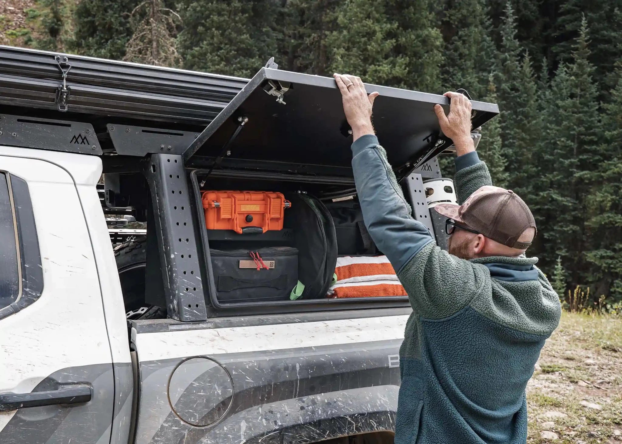 Overland Bed Rack Storage Box - Toyota Tacoma - TEQ Offroad