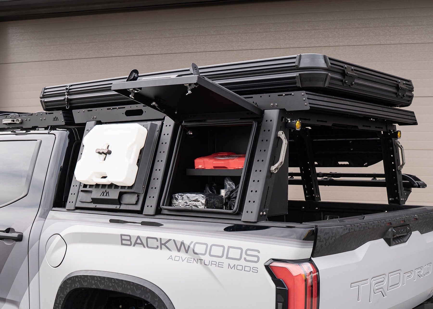 Overland Bed Rack Storage Box - Toyota Tundra - TEQ Offroad
