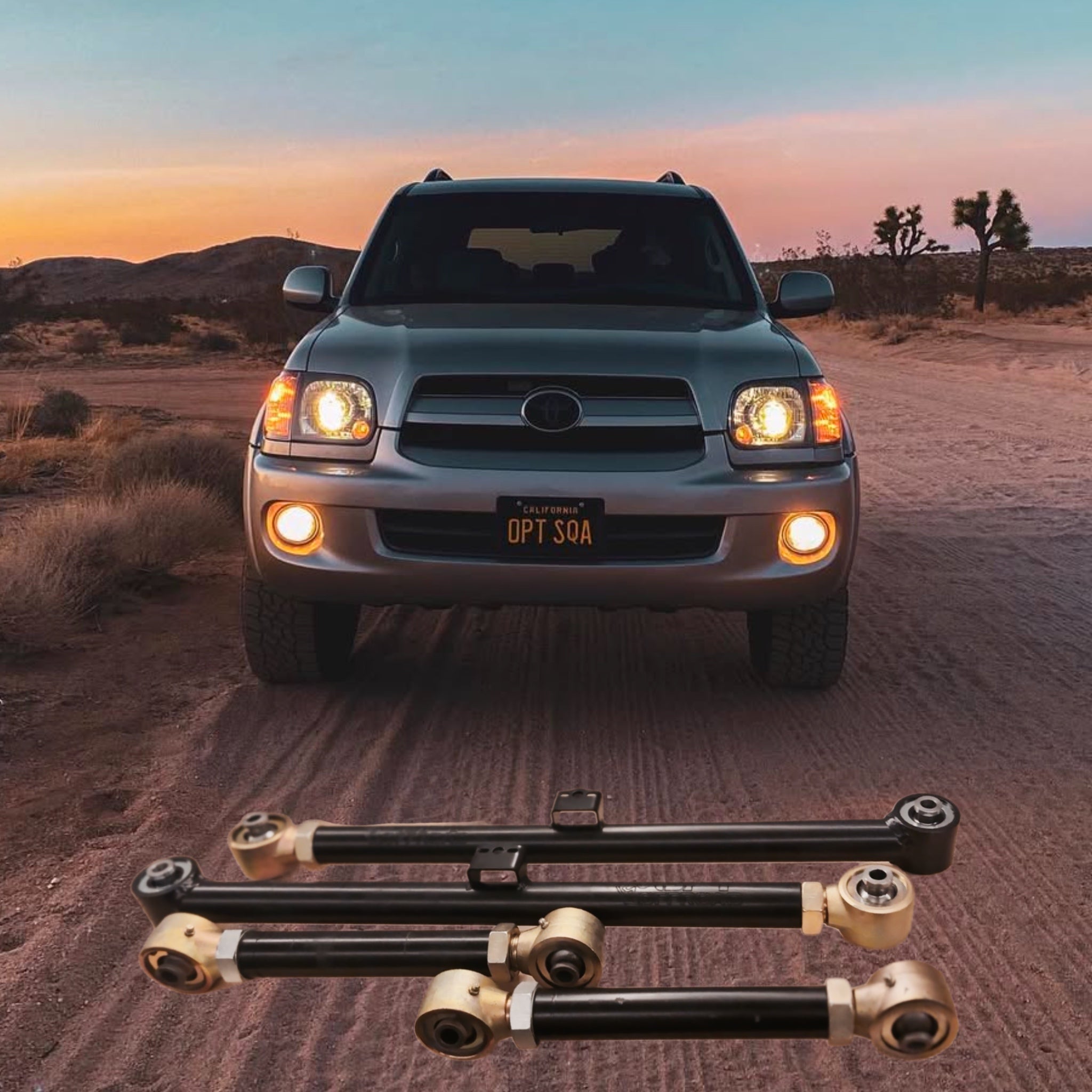 Rear Adjustable Control Arms (01 - 07 Sequoia) - TEQ Offroad