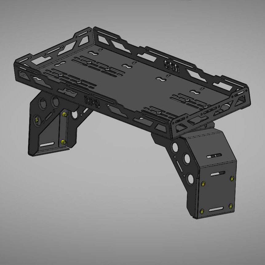 Spare Tire Accessory Tray Rack - TEQ Offroad