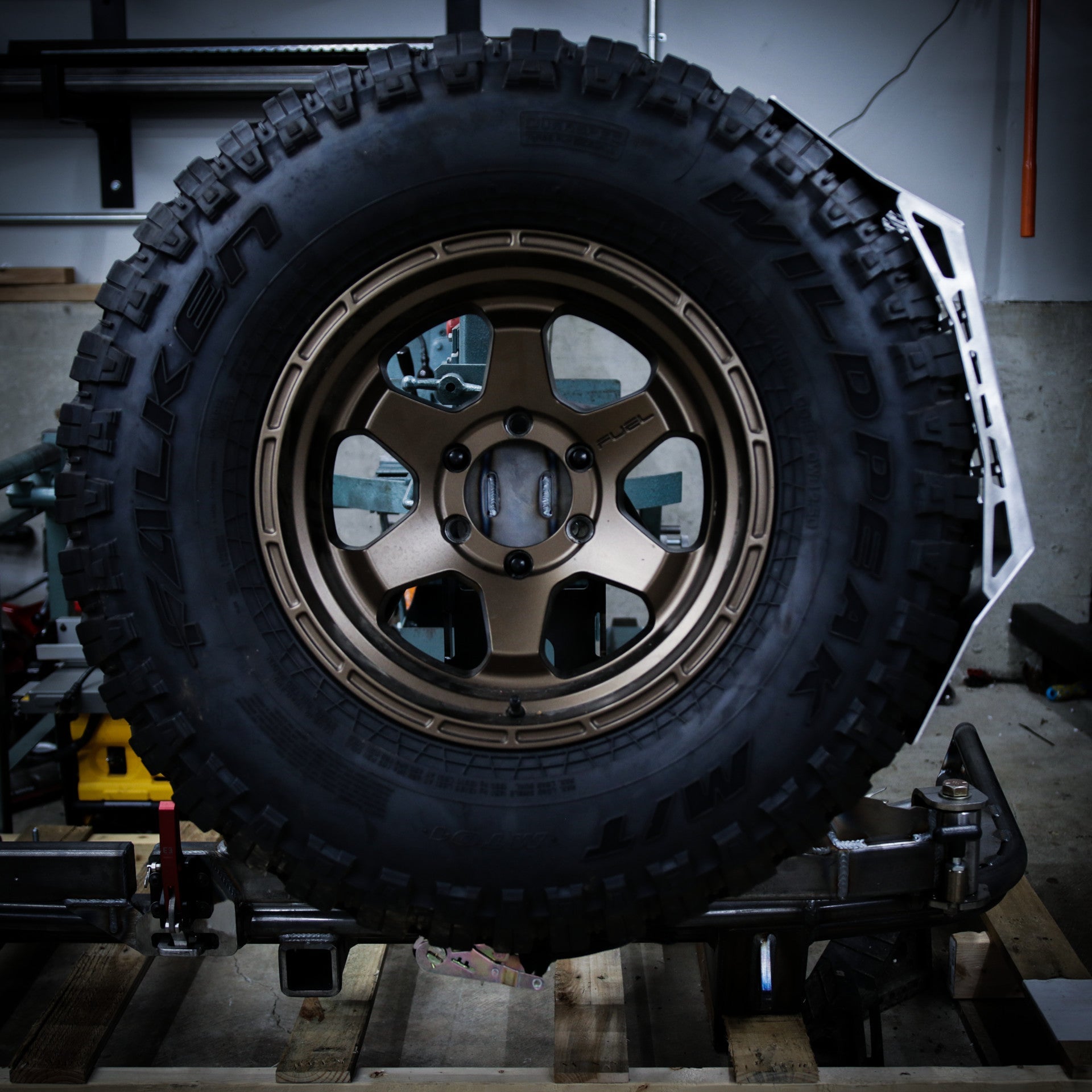 Spare Tire Molle Panel Accessory Mount - TEQ Offroad