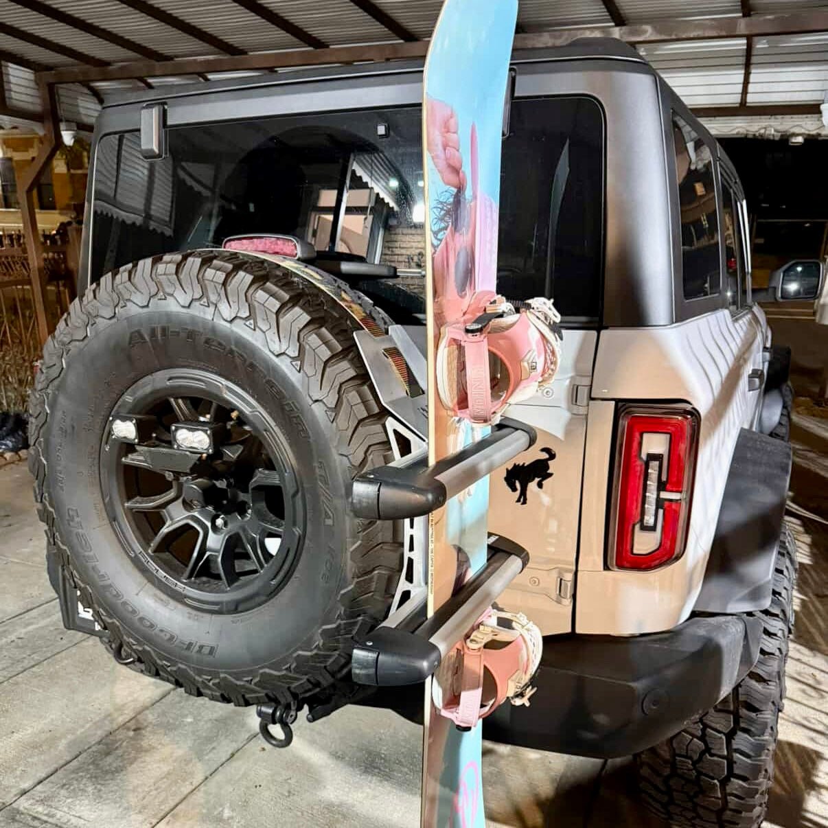 Spare Tire Molle Panel Accessory Mount - TEQ Offroad