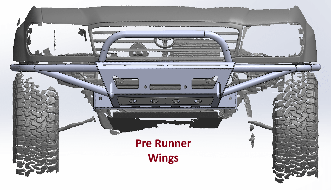 STRYKER 100 Front Bumper - Welded - TEQ Offroad