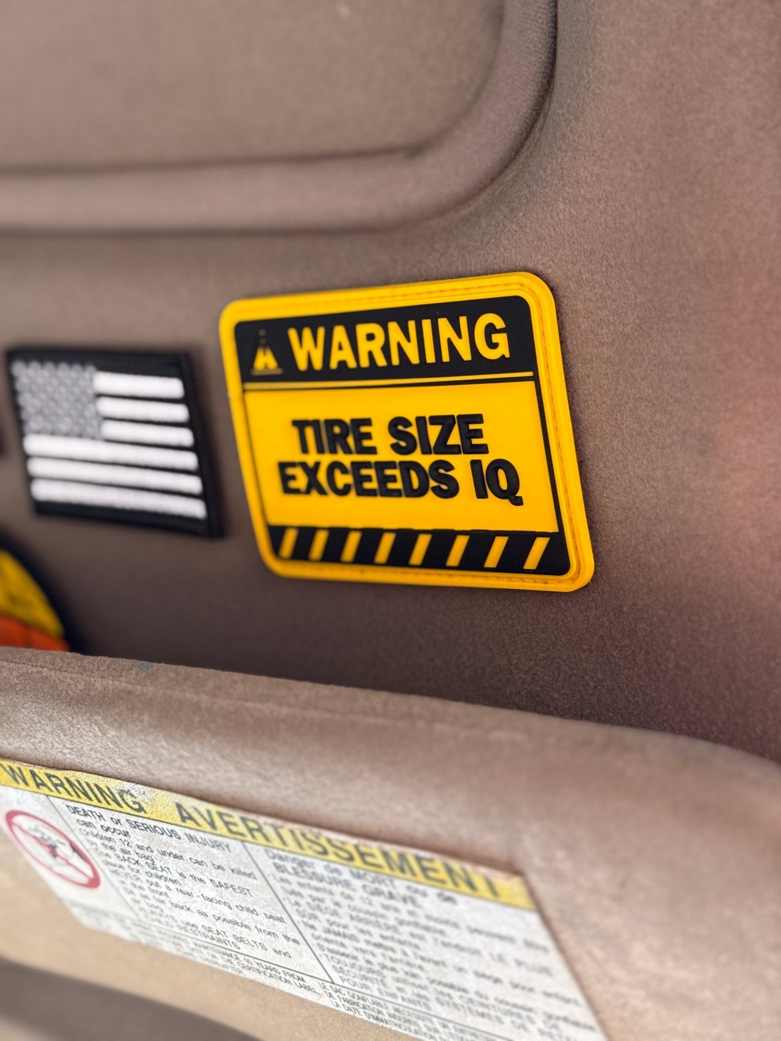 Tire Size Exceeds IQ Patch - TEQ Offroad