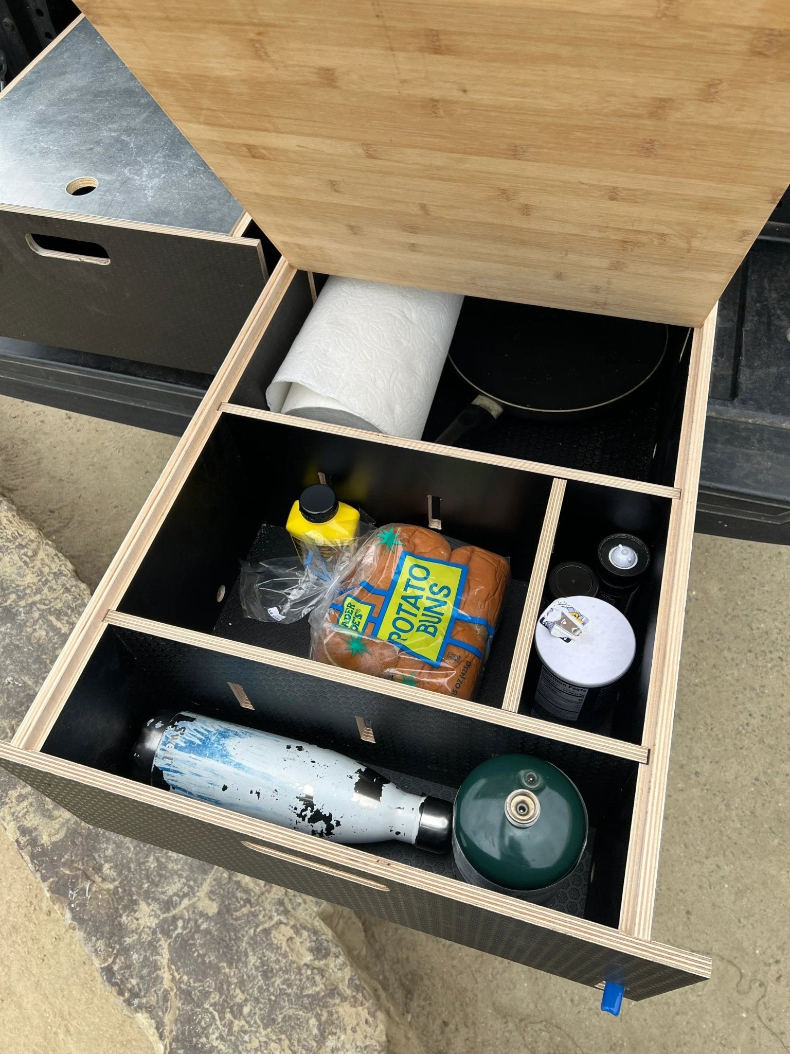 Toyota Tacoma 2nd Gen - 3rd Gen Dual Drawer Storage PreCut Kit - 2 options - TEQ Offroad