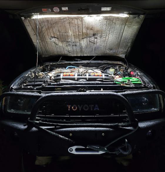 Under Hood LED Light Kit for ALL MAKES and Toyotas (4Runners, Tacomas, Sequoias, Tundras, LC, FJ, GX) - TEQ Offroad