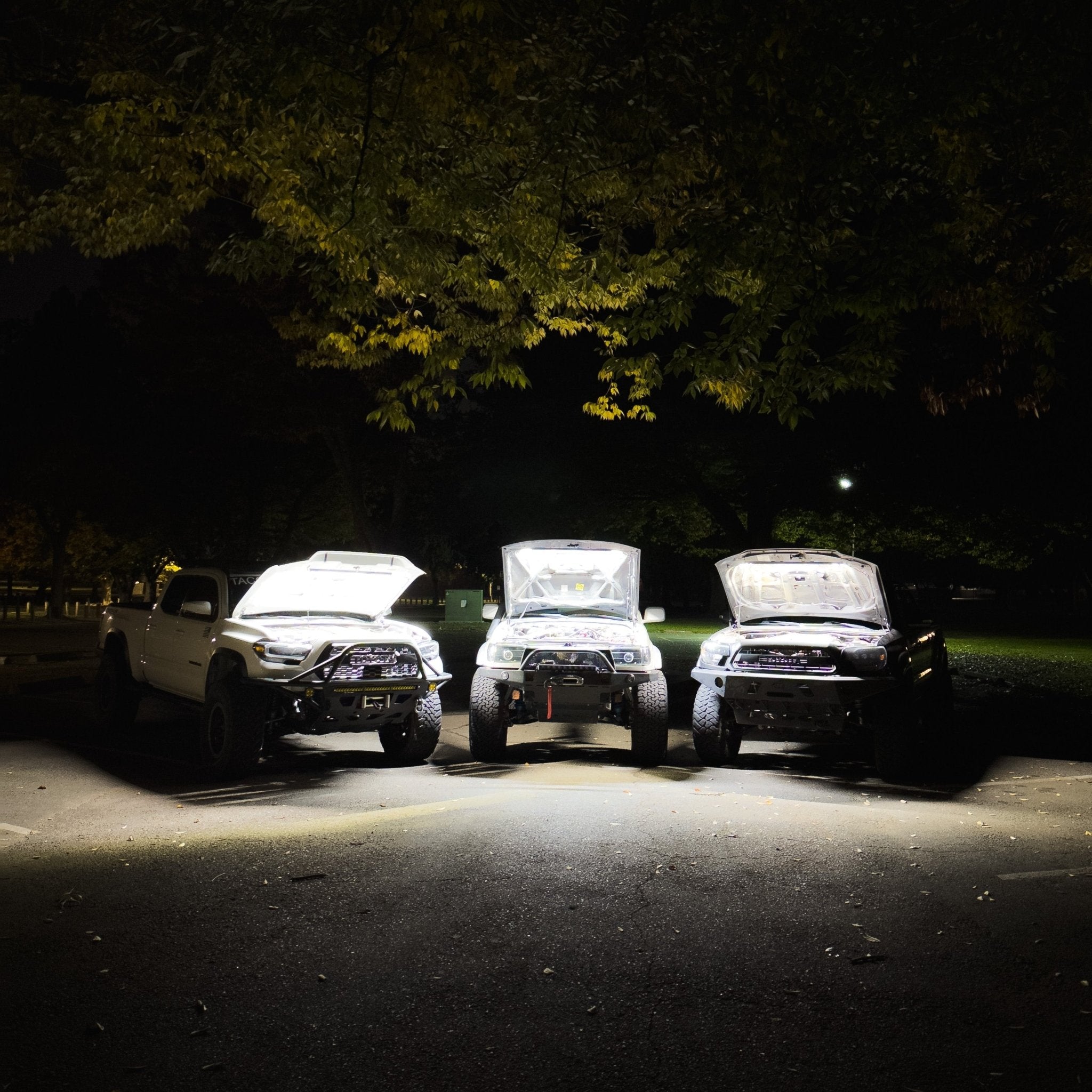 Under Hood LED Light Kit for ALL MAKES and Toyotas (4Runners, Tacomas, Sequoias, Tundras, LC, FJ, GX) - TEQ Offroad
