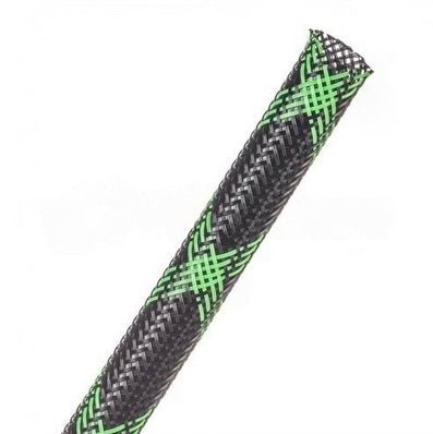 Wire Wrapped in Black with Neon Green Tracer (Diesel) - TEQ Offroad