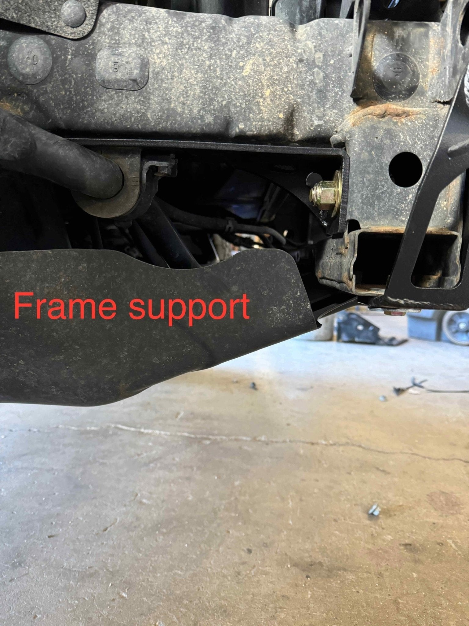 2005 - 2023 Frame support bracket kit - TEQ Offroad