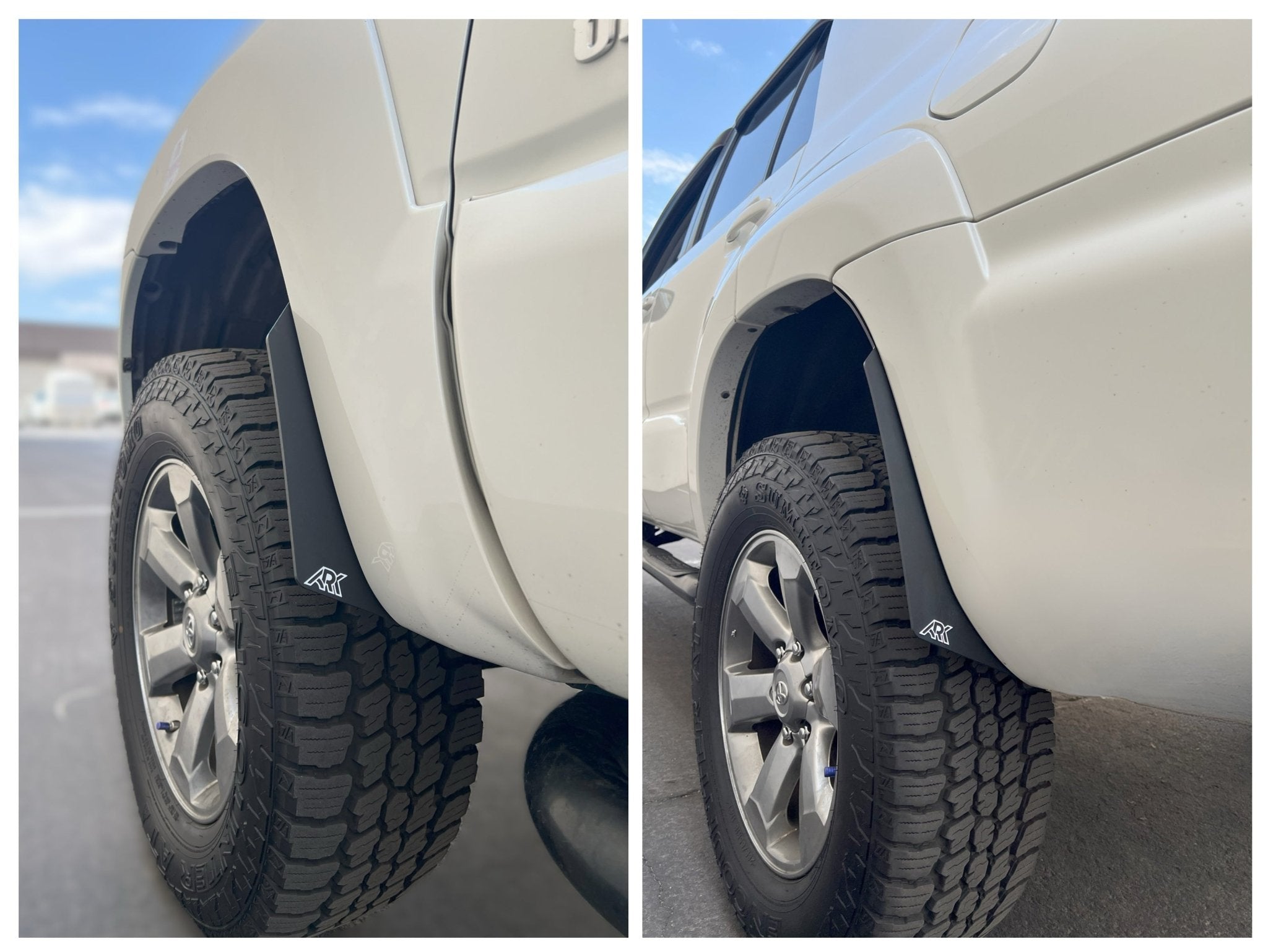 2006 - 2009 Toyota 4Runner Micro Flare Mud Flap Deletes - TEQ Offroad