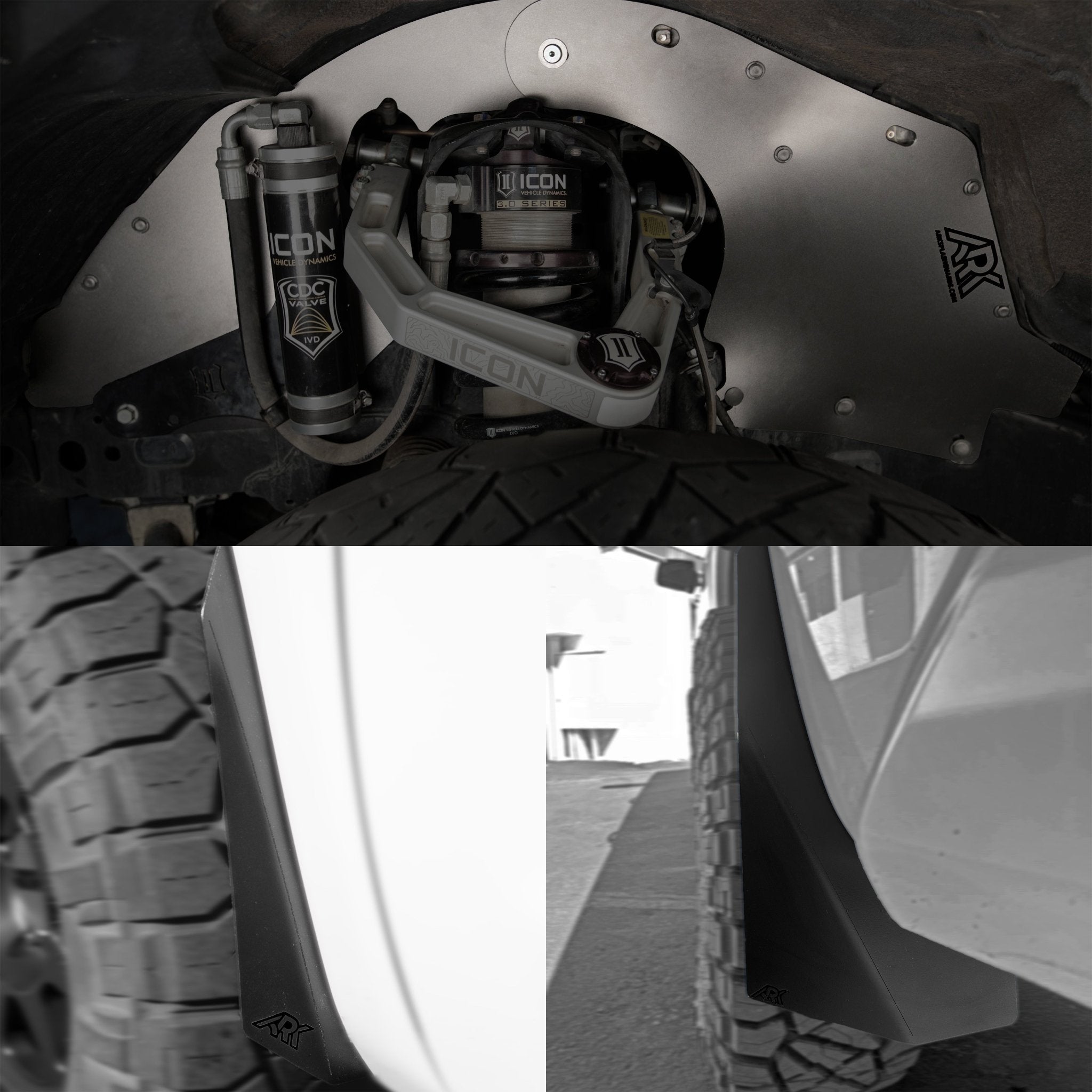 2007 - 2021 Toyota Tundra TriXpoly Splash Guards & Mudflap Micros - TEQ Offroad