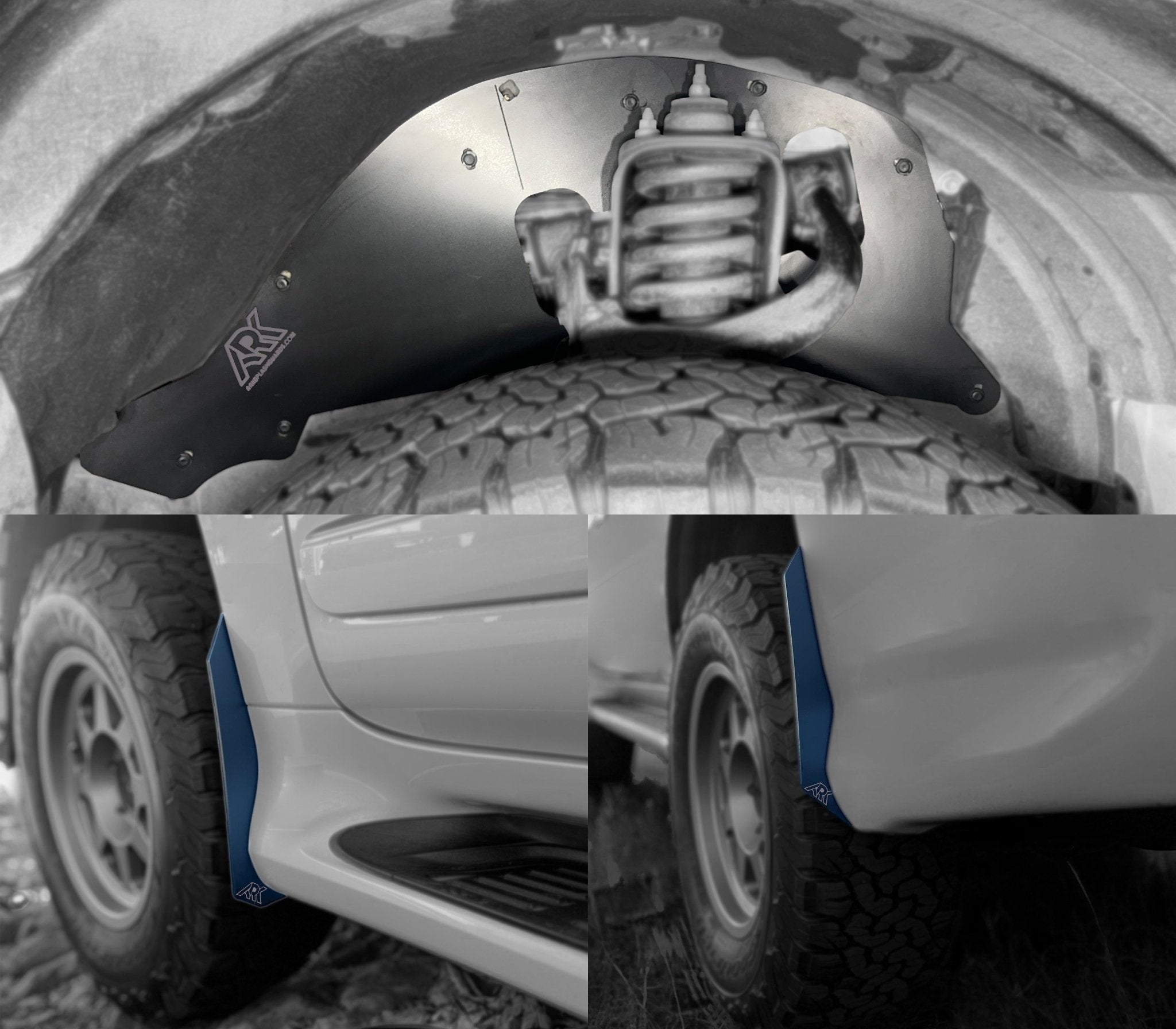 2010 - 2024 Lexus GX 460 TriXpoly Splash Guards & Micro Deletes - TEQ Offroad