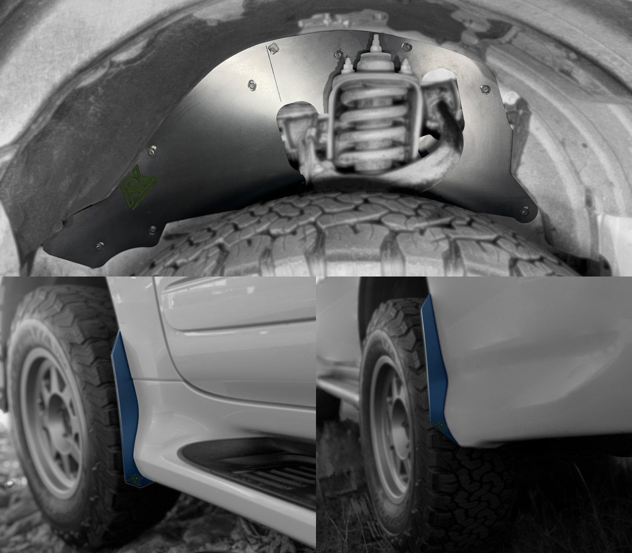 2010 - 2024 Lexus GX 460 TriXpoly Splash Guards & Micro Deletes - TEQ Offroad