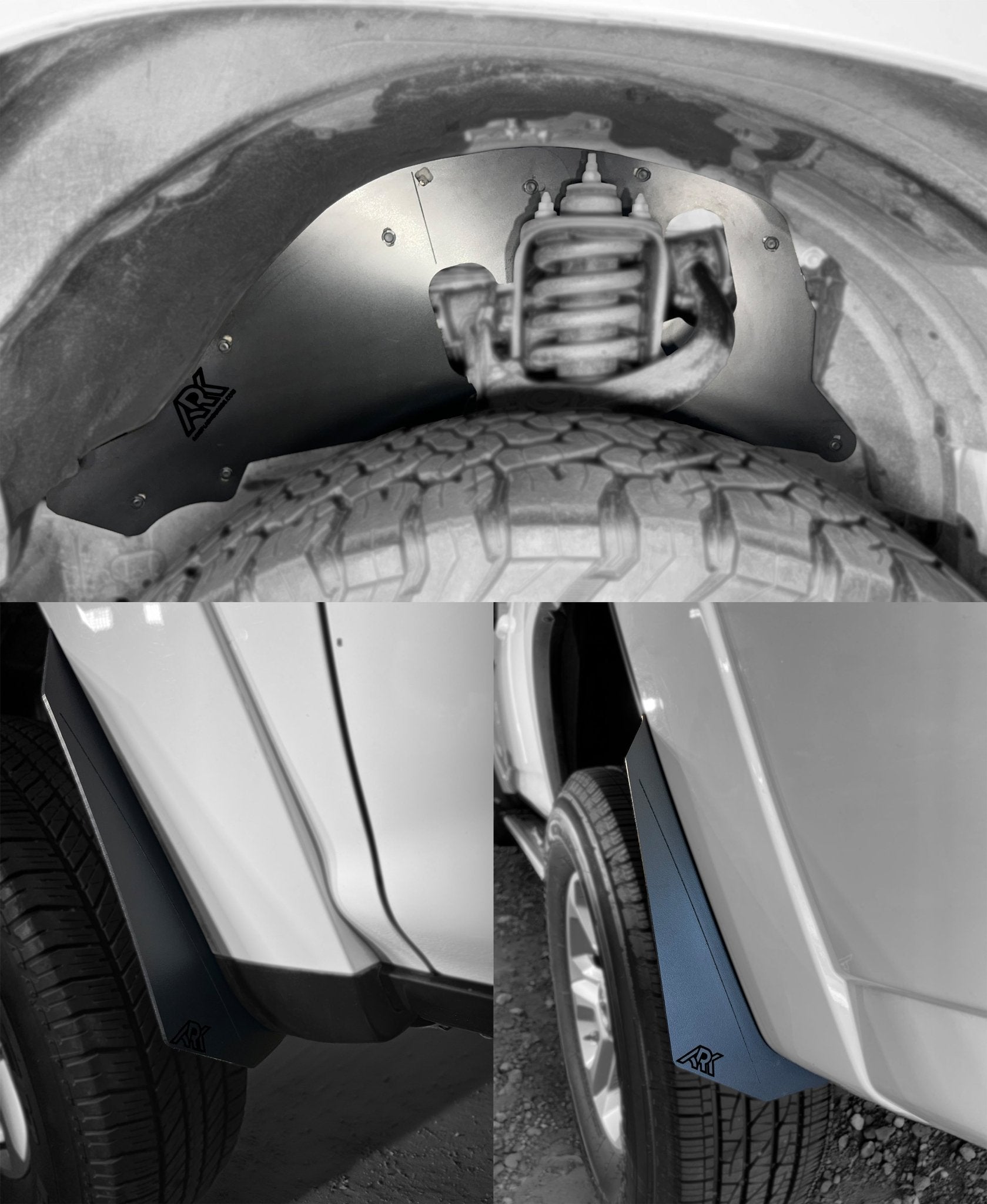 2010 - 2024 Toyota 4Runner TriXpoly Splash Guards, Mud Flap & Micro Deletes - TEQ Offroad